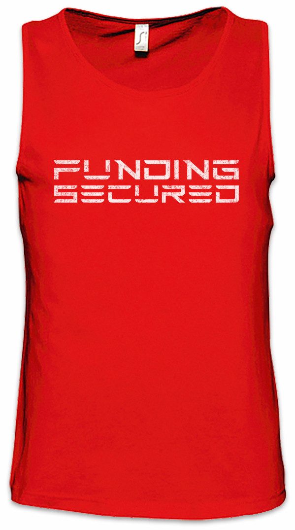 Tanktop Funding Secured Ärmelloses T-Shirt Elon Banker Trader Investment