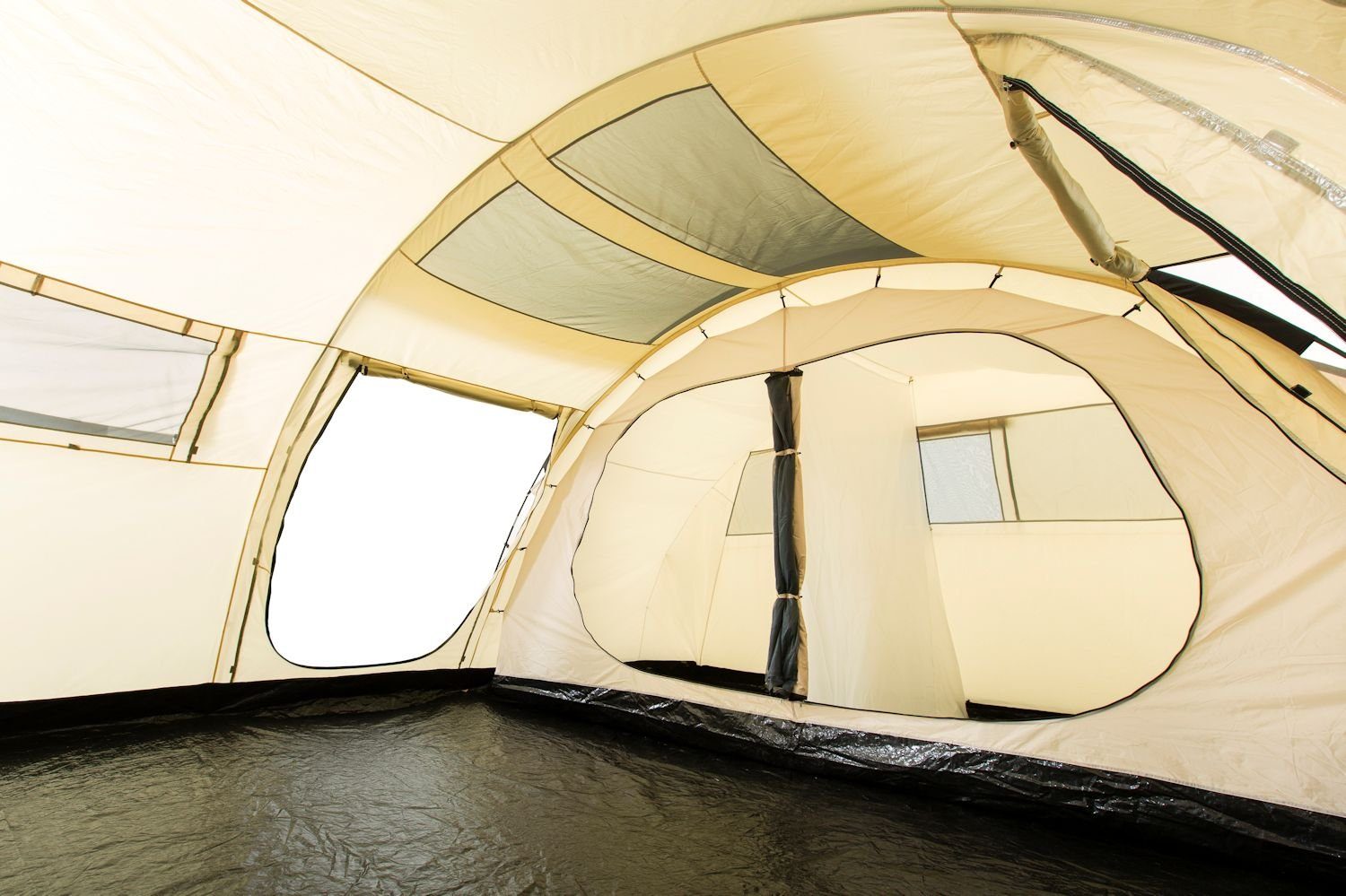 CampFeuer Tunnelzelt CampFeuer Zelt Caza für 6 Personen, Beige/Sand,  Personen: 6