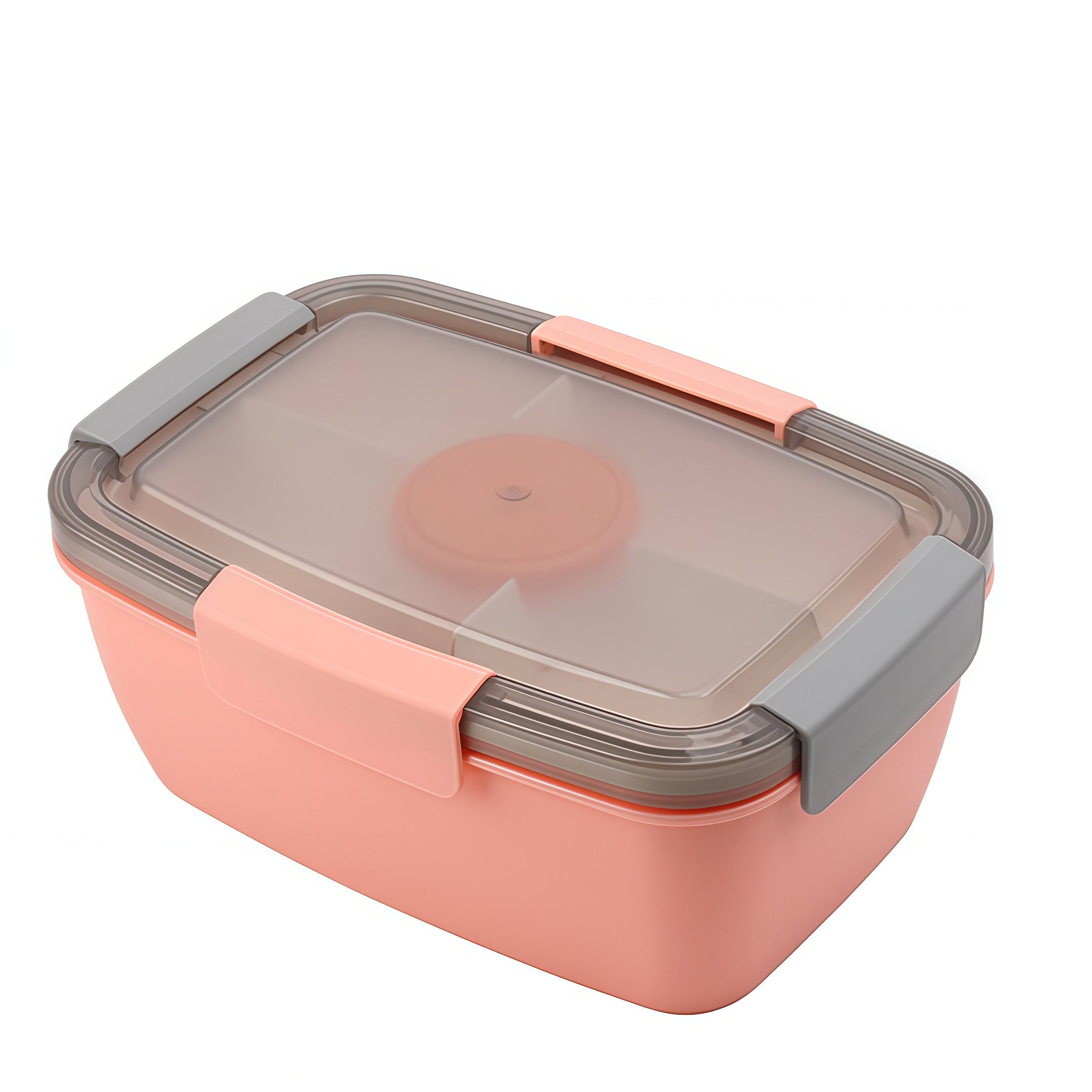 FOUORTUNATE-BEE Lunchbox Lunchbox 2000 ml für Kinder und Erwachsene, auslaufsicher mit Fächern, Ideal für Schule, Picknick oder Salate – praktische Bento-Box