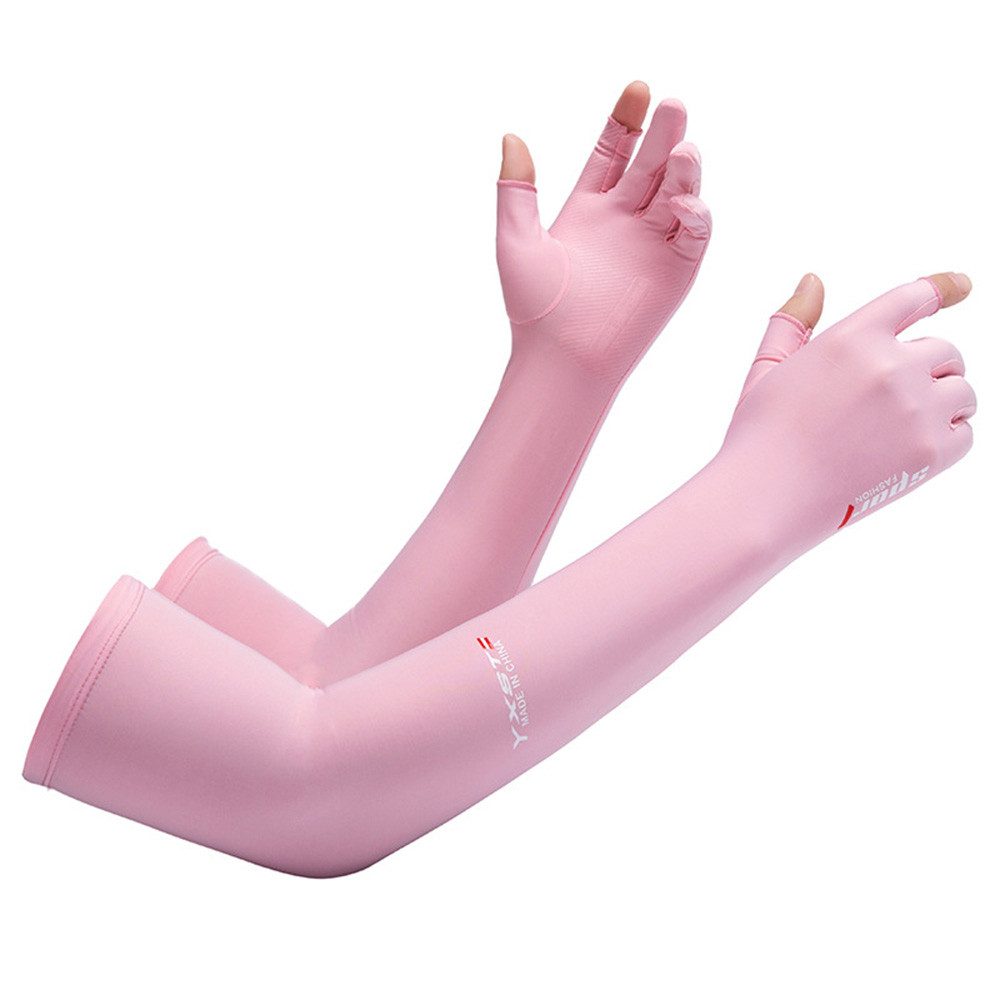 Armlinge Unisex-Sonnenschutzstulpen mit halben Fingern,Fingerlinge tragen