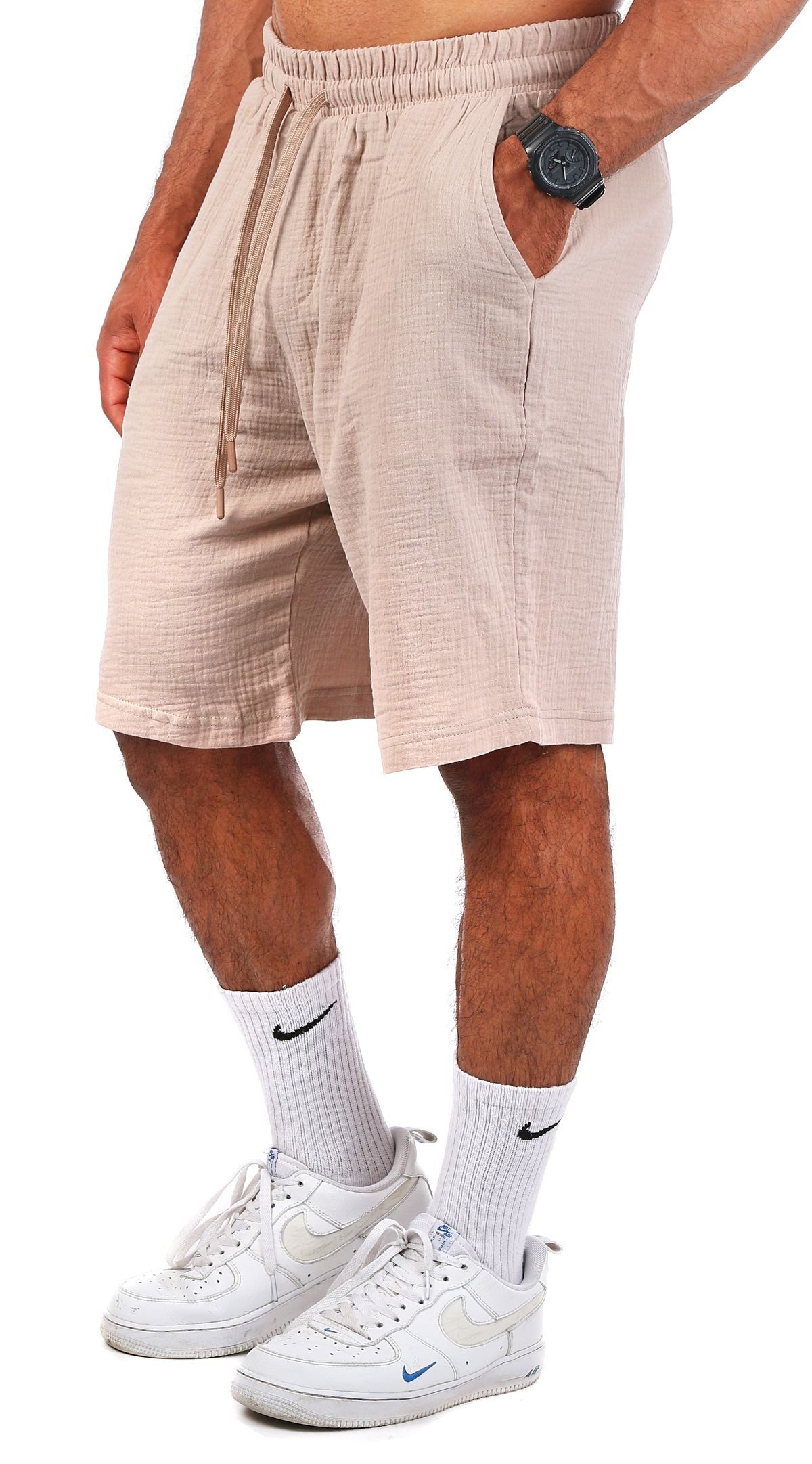 CARISMA Shorts Herren Musselin kurze Strand günstig online kaufen
