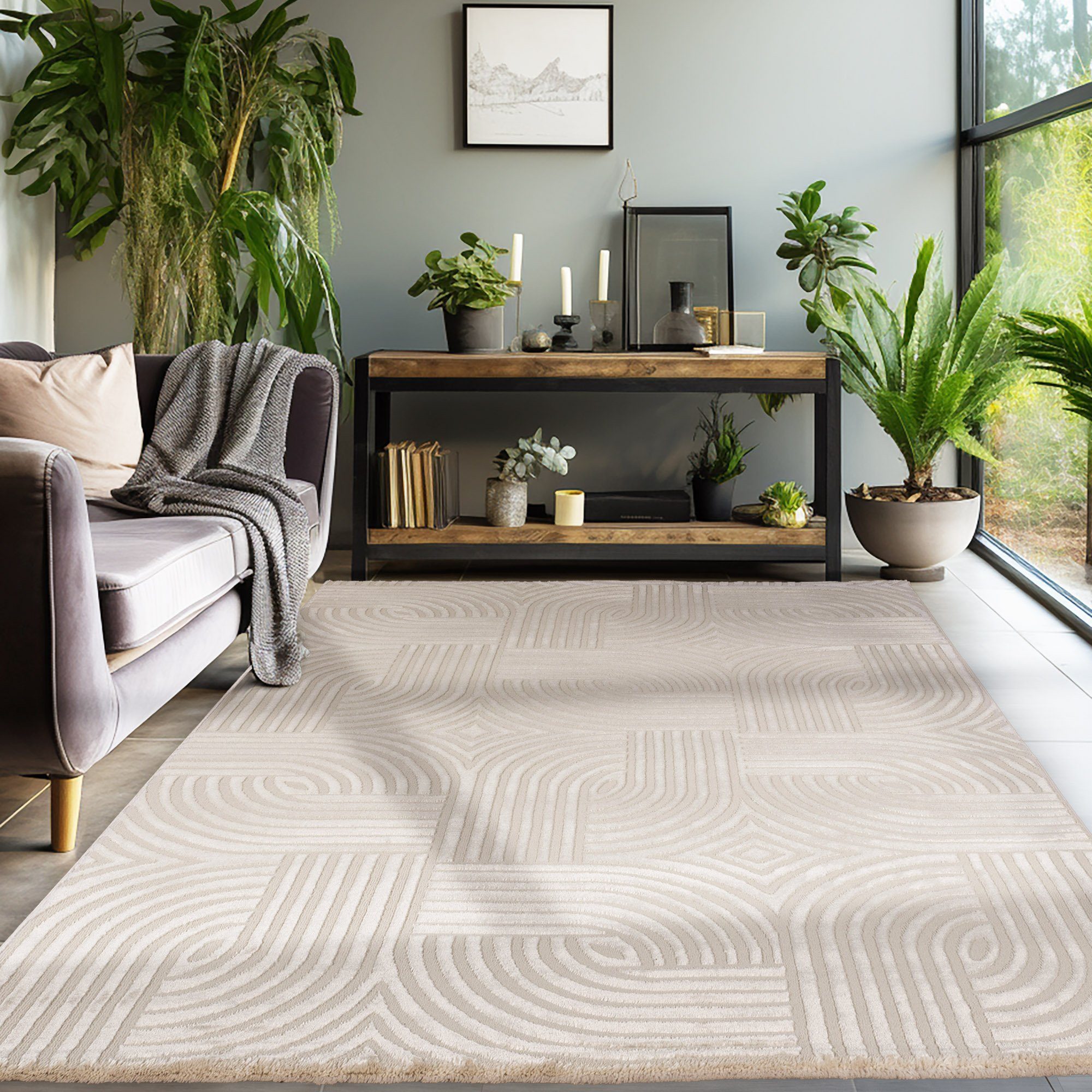 SIMPEX24 Designteppich Skandinavisches Boho Design, Läufer, günstig online kaufen