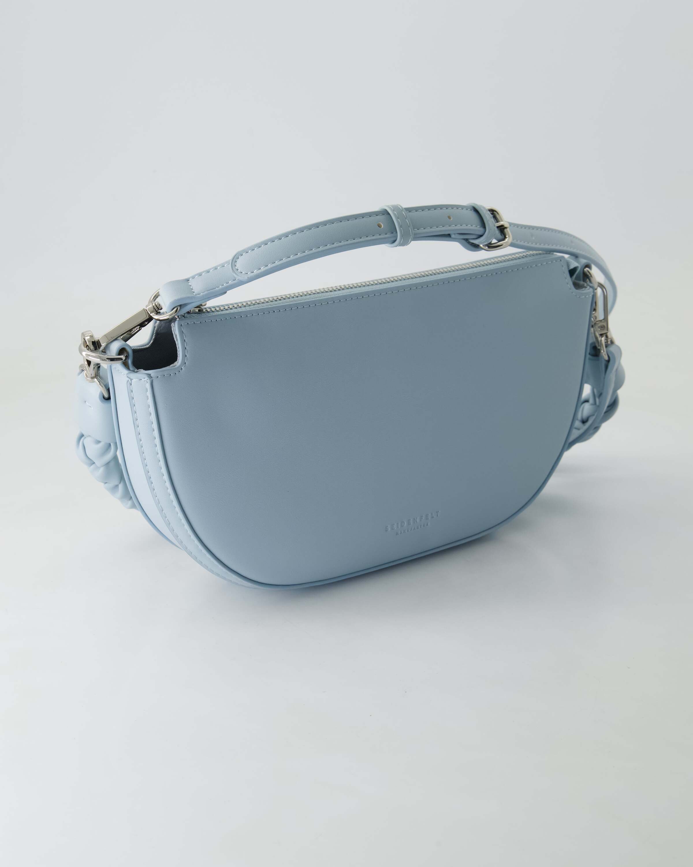 Seidenfelt Manufaktur Umhängetasche Melbu Halfmoon Bag, Obermaterial: Leder günstig online kaufen