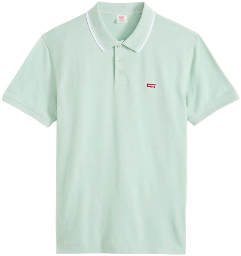 WOOD TIPPING STRIPE CAMEO GREEN PIQUE