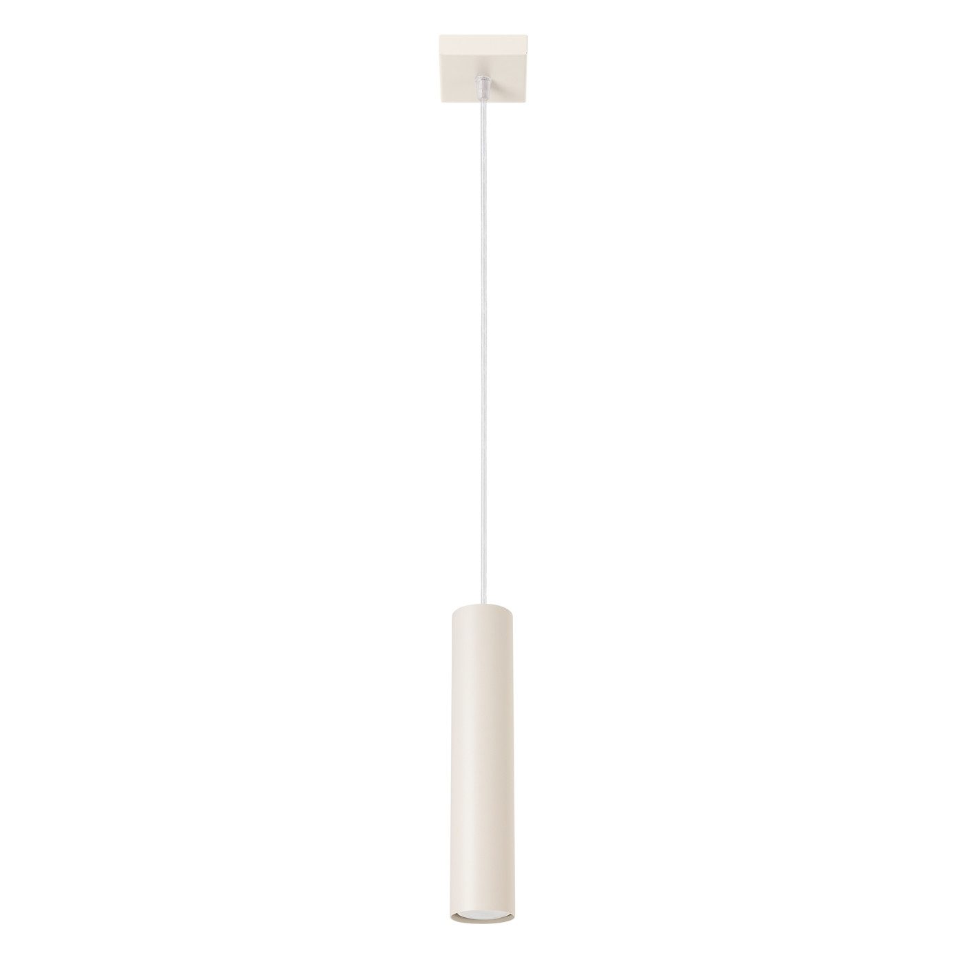 SOLLUX lighting Hängeleuchte Pendelleuchte Lagos 1 Beige, Nicht enthalten