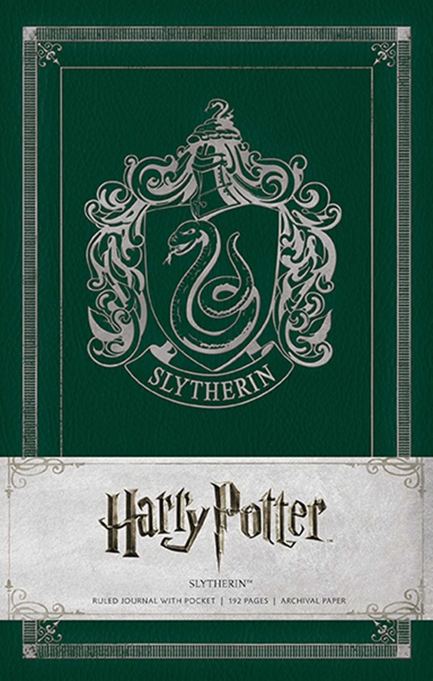 Notizbuch Harry Potter Slytherin Hardcover Ruled Journal