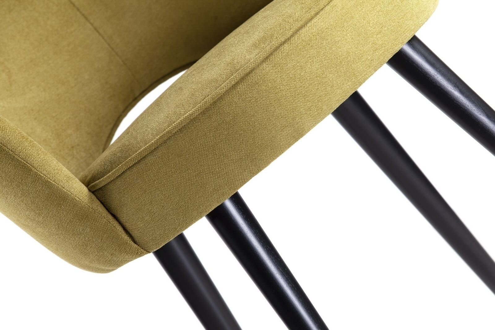 Sitz Sofort Design Holz Klassischer Antik Stuhl, Stuhl Gold Gelb JVmoebel Textil Sessel Polster