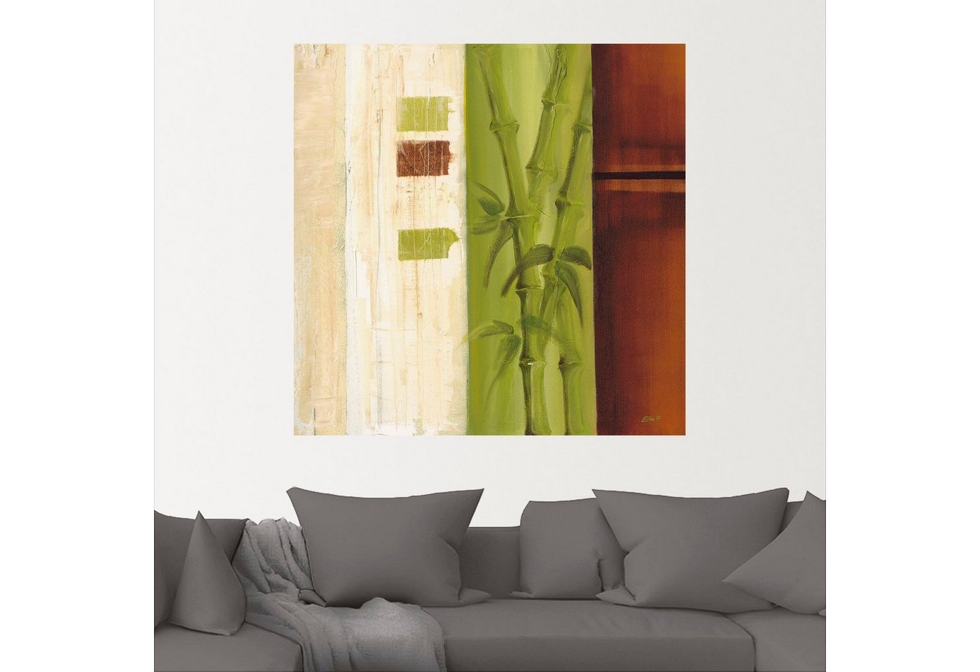 Artland Wandbild »Bambus I«, Gräser (1 Stück), in vielen Größen & Produktarten - Alubild / Outdoorbild für den Außenbereich, Leinwandbild, Poster, Wandaufkleber / Wandtattoo auch für Badezimmer geeignet-kaufen