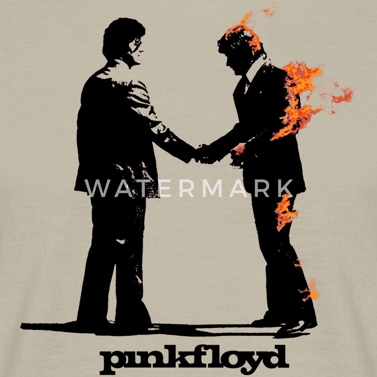 Spreadshirt T-Shirt Pink Floyd Album Cover Und Logo Männer T-Shirt (1-tlg) günstig online kaufen