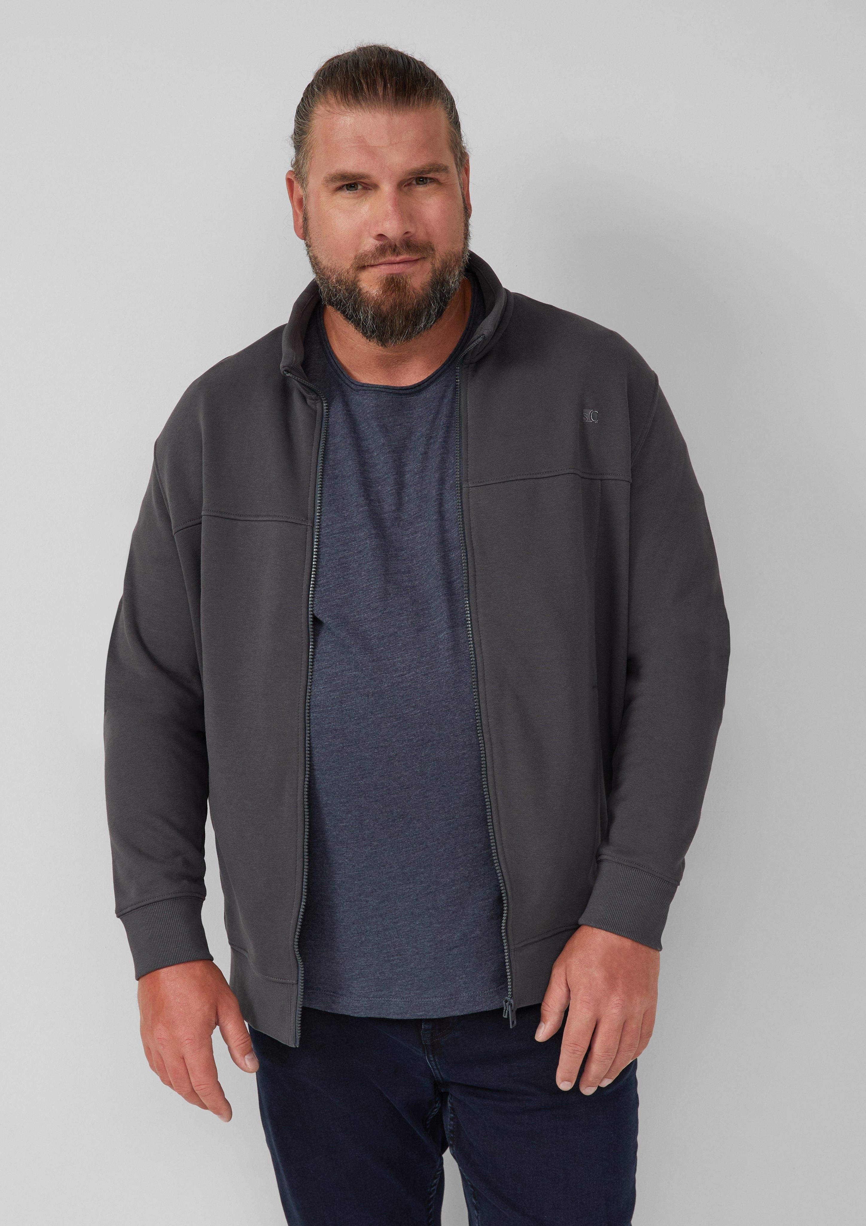 s.Oliver Allwetterjacke Sweatjacke mit Stehkragen und günstig online kaufen