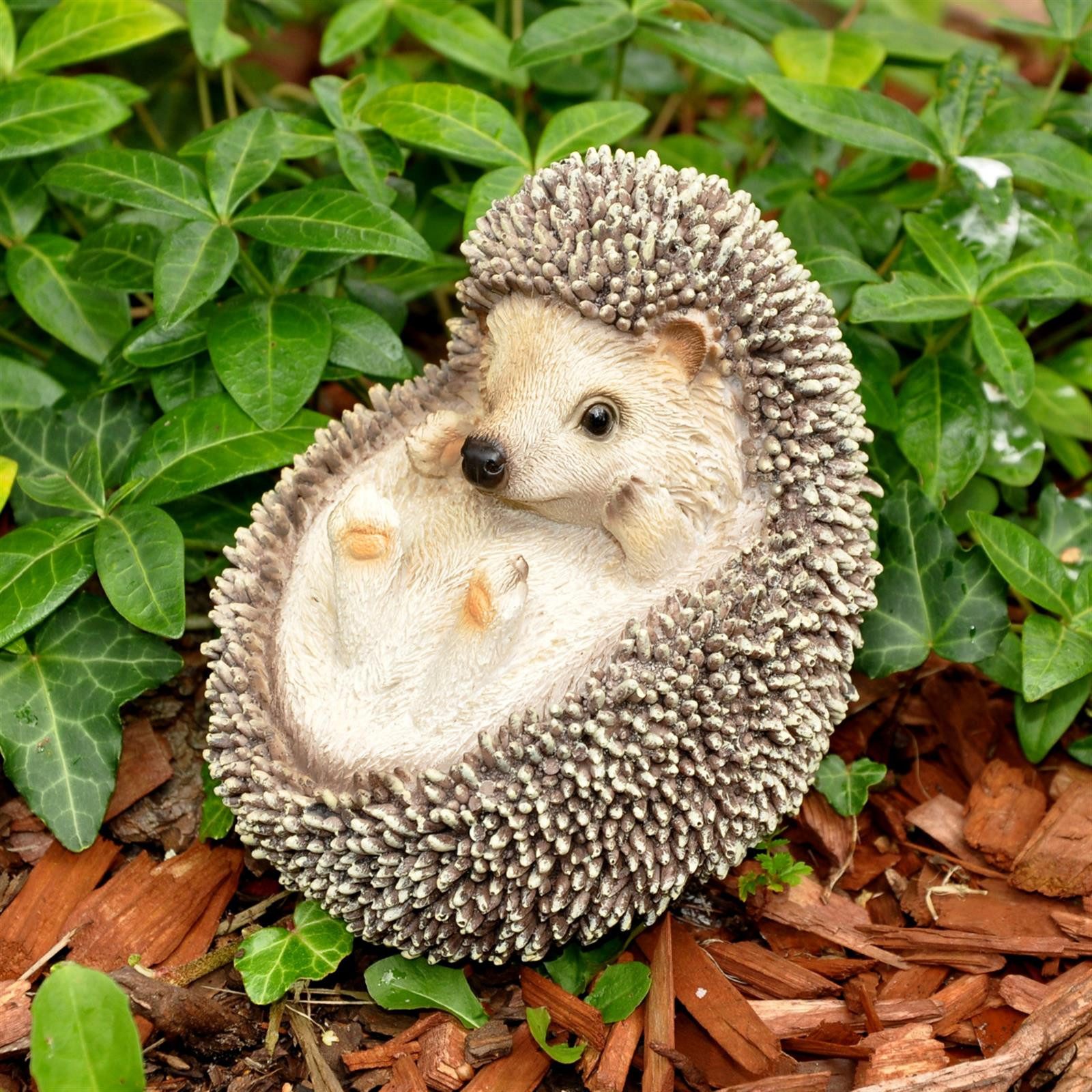 dazikemo Gartenfigur Dekofigur Gartenfigur Igel 12 x 11 x 12 cm