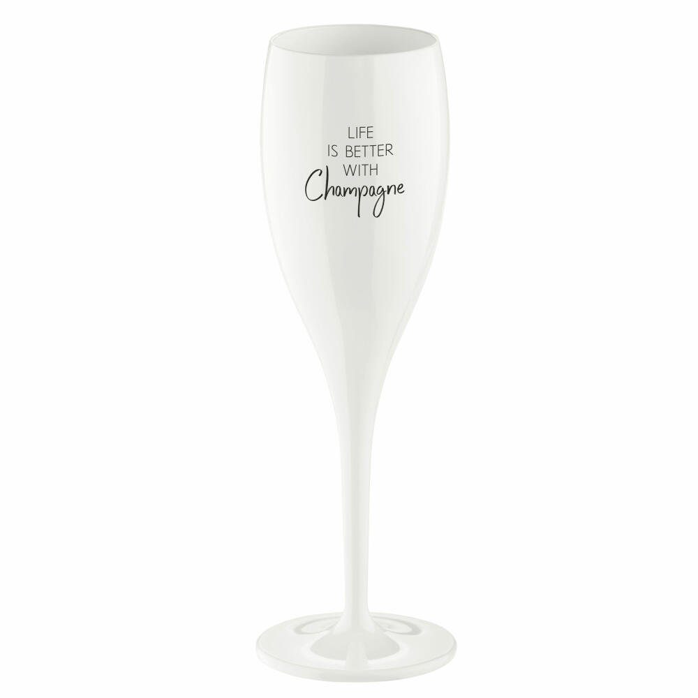 Sektglas Cheers No. 1 Life Is Better With Champagne