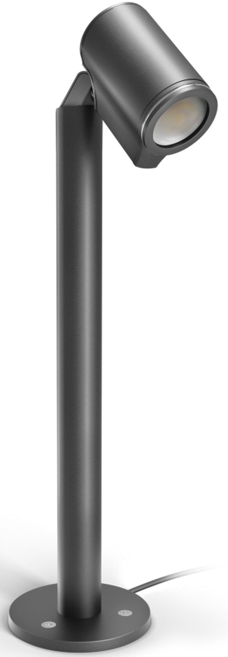 steinel LED Gartenstrahler Spot Way, LED wechselbar, Warmweiß