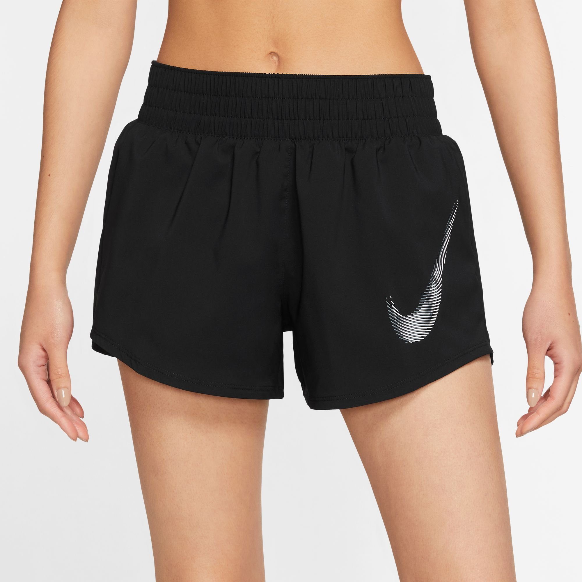 Nike Laufshorts DRI-FIT ONE SWOOSH WOMEN'S MID-RISE RUNNING SHORTS