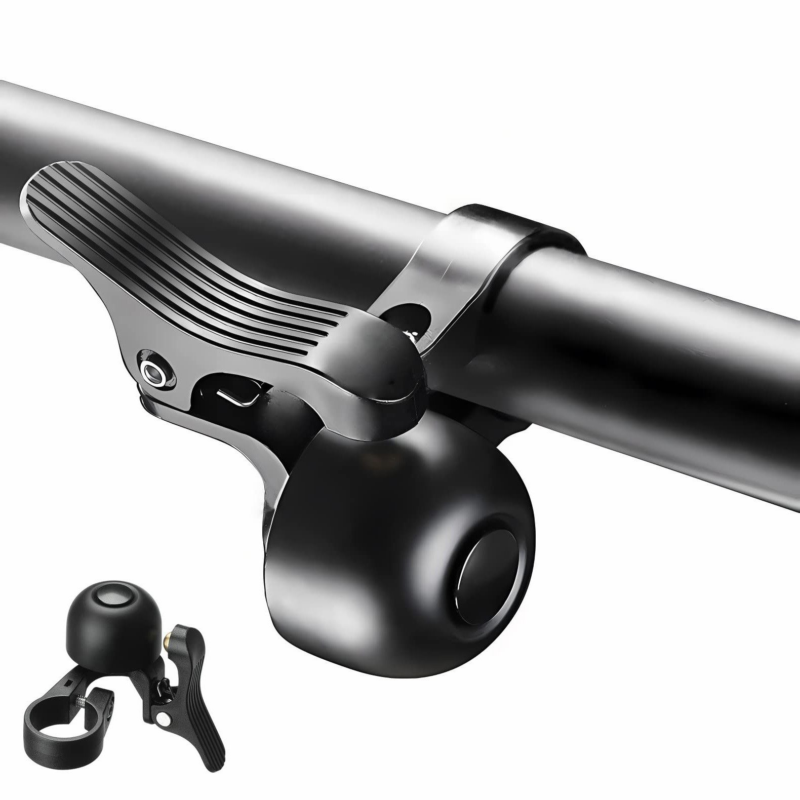 Coonoor Fahrradklingel Mini Fahrradklingel aus Kupfer – Laut & Kompakt, (1-tlg) passend für MTB, Rennrad, E-Bike & Kinderfahrrad, 22,2 mm Lenker