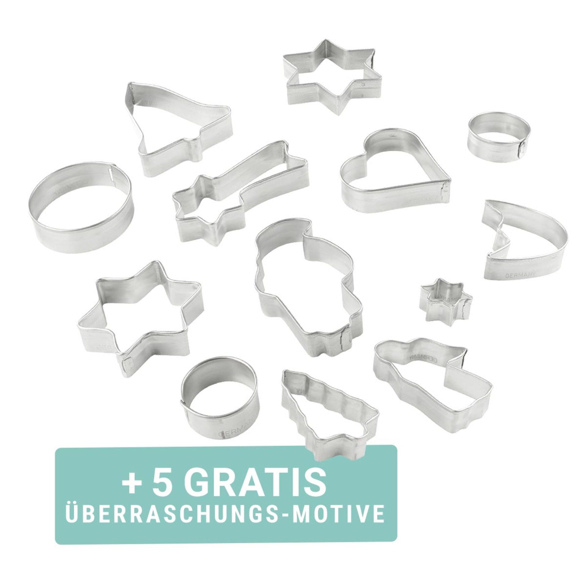 Zenker Ausstechform Ausstecher Box Weihnachten, 18 Stk inkl. Box