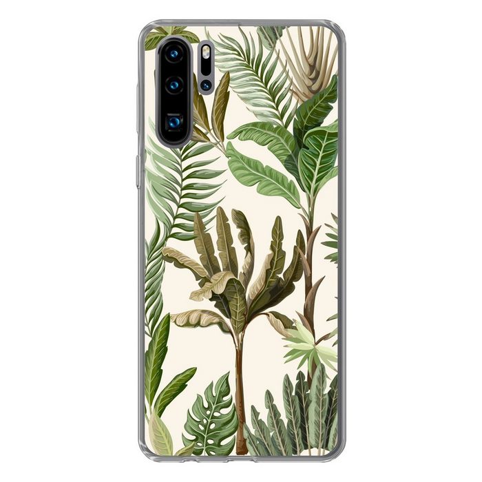 MuchoWow Handyhülle Dschungel - Palme - Bananenstaude - Kinder - Natur - Pflanzen Handyhülle Huawei P30 Pro Handy Case Silikon Bumper Case