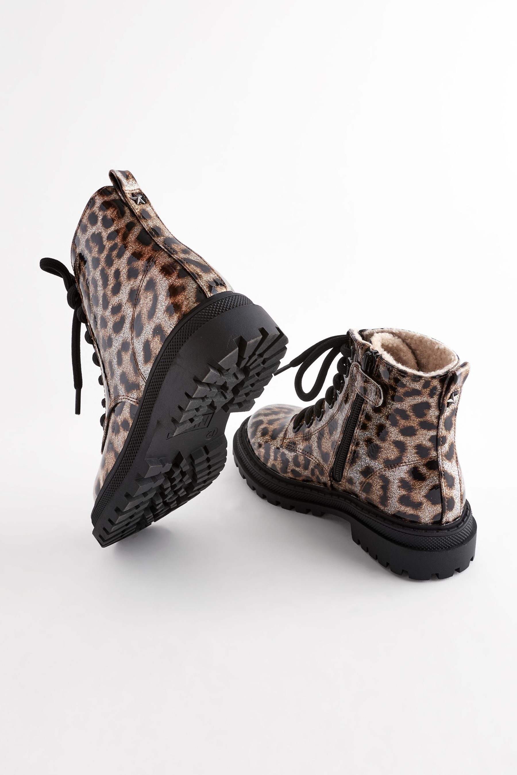 Next Warm gefütterte Schürstiefel Schnürstiefelette (1-tlg)