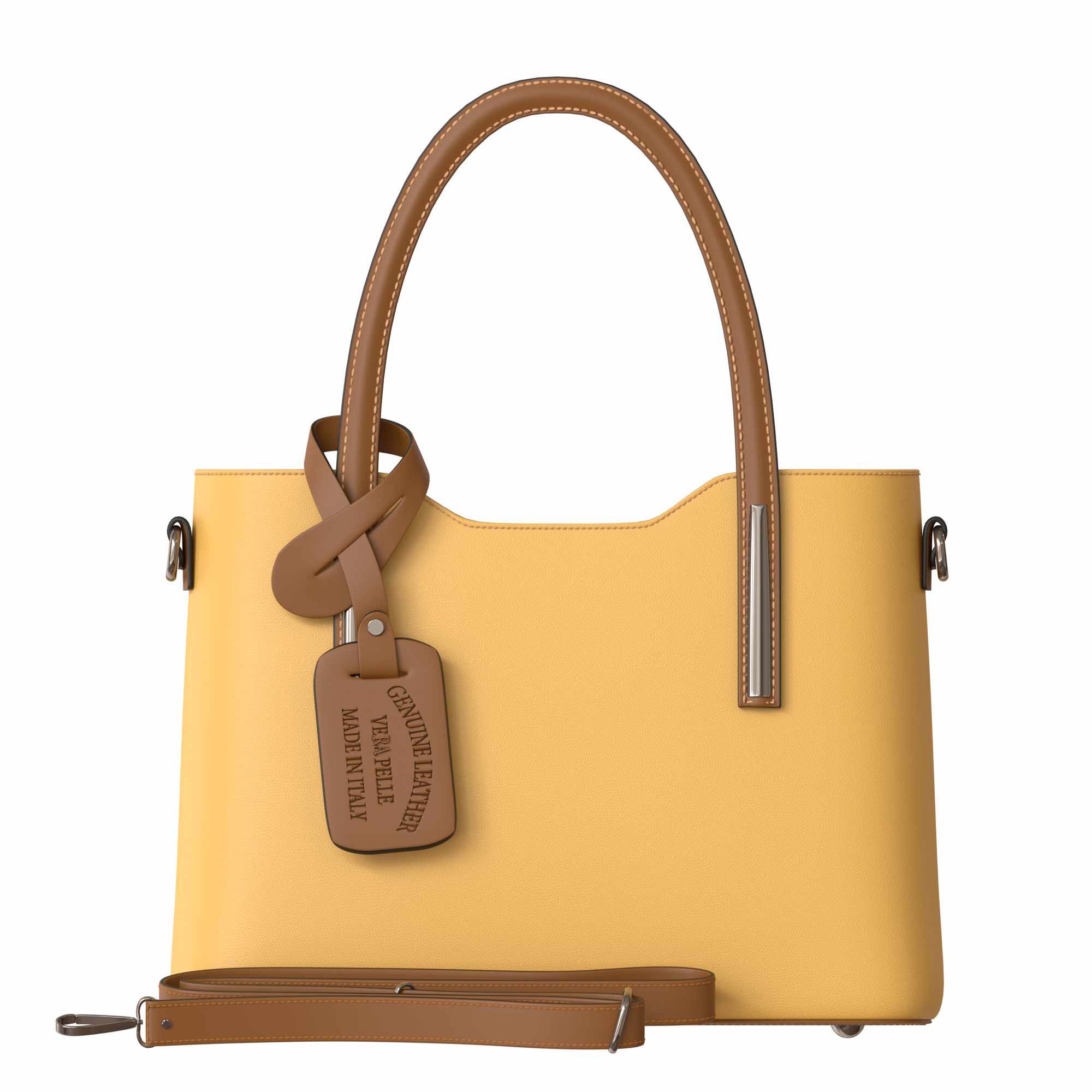Henkeltasche Damen Hand Umhänge Henkel Tasche Feinstes Echt Leder 30637