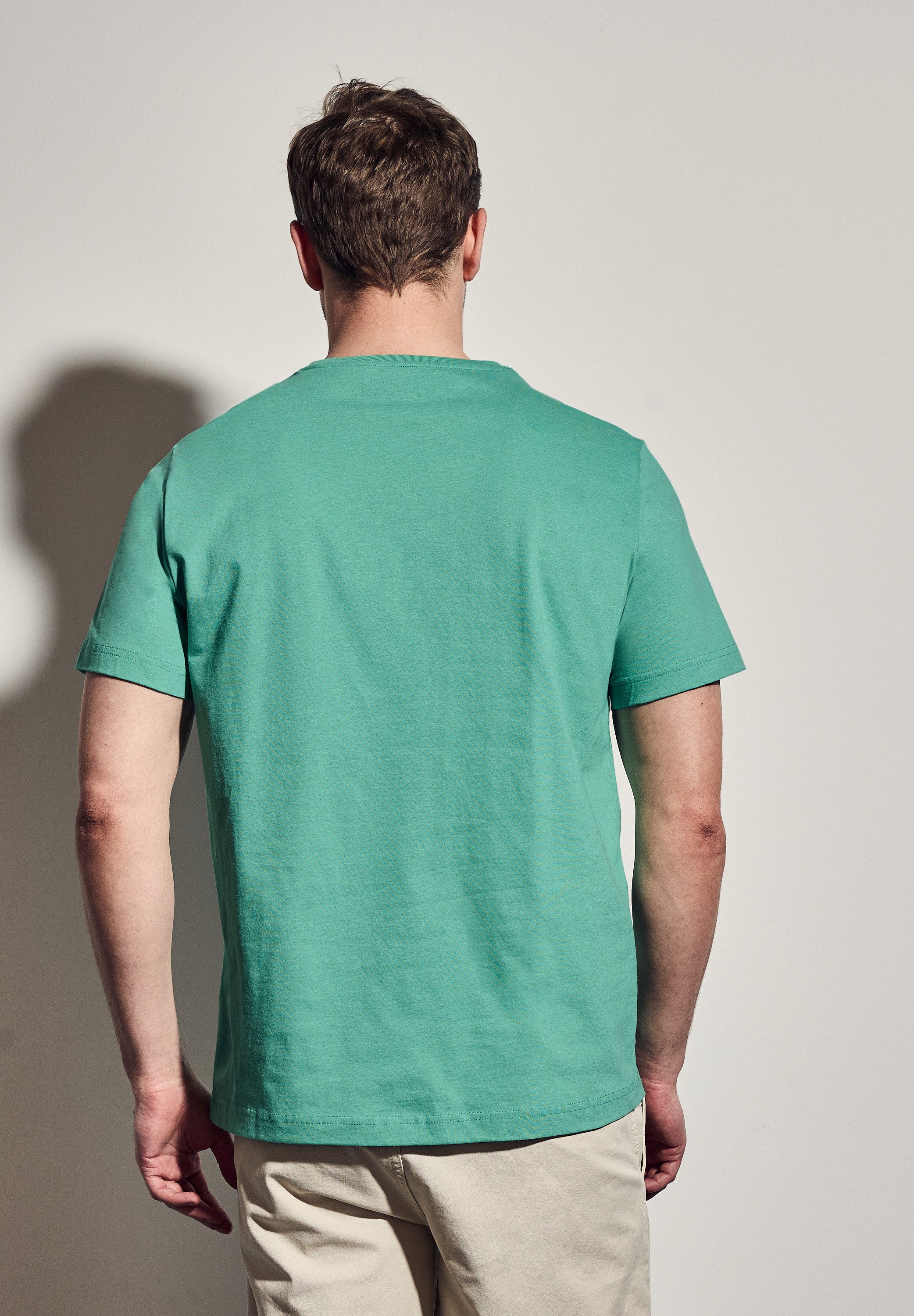 STREET ONE MEN T-Shirt aus reiner günstig online kaufen
