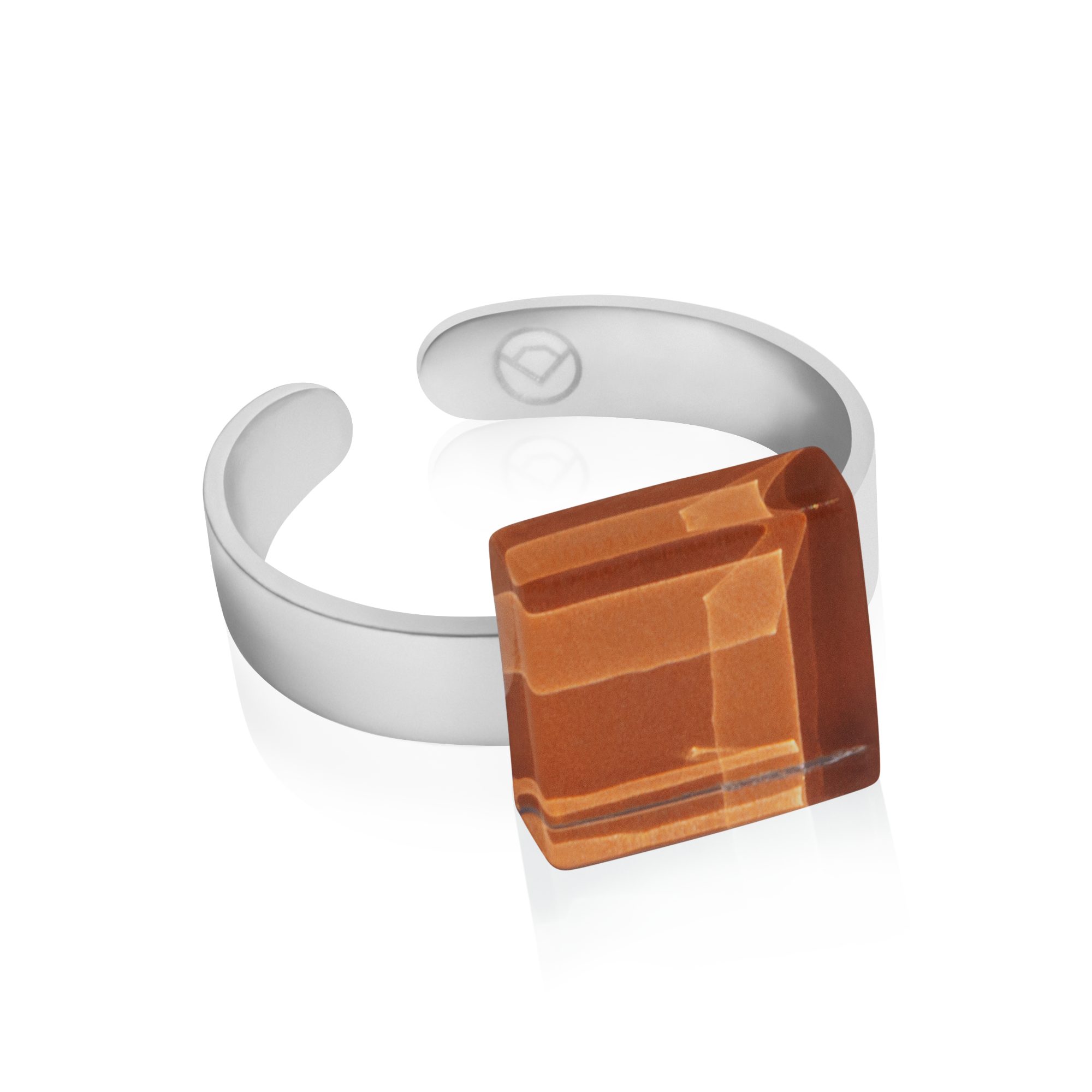 ALEXASCHA Fingerring Kleiner Ring mit Stein • verstellbar Ø 17-20mm • Geburtsstein Schmuck