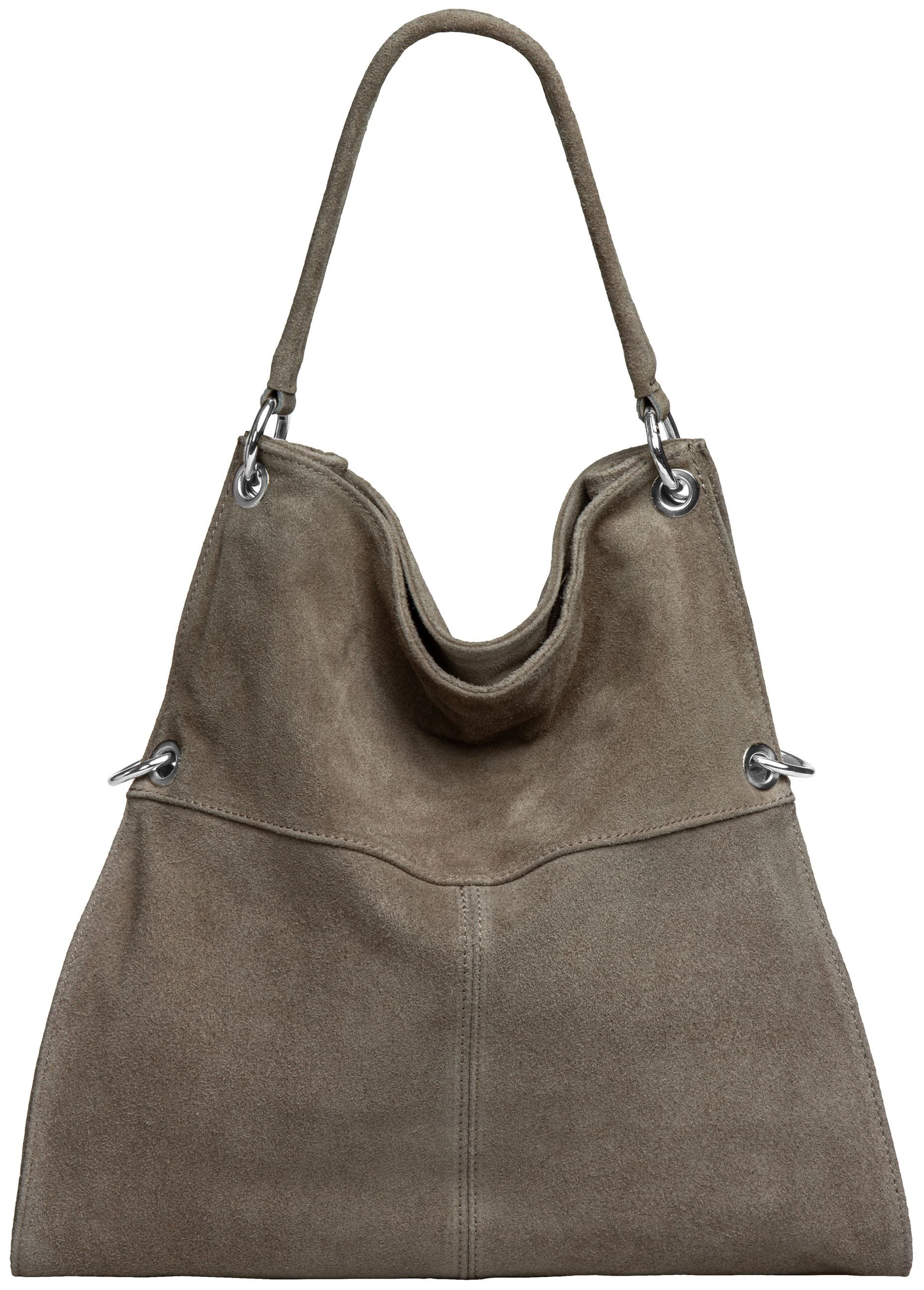 Schultertasche Große Vintage Damen Leder Handtasche - PREMIUM LINE - Modell No.805