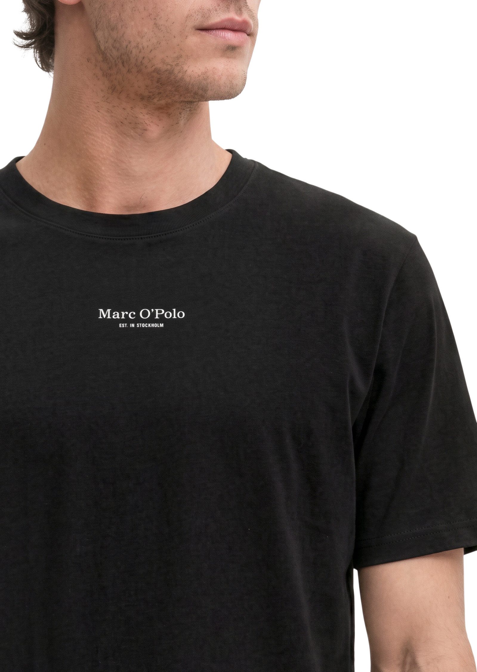 Marc O'Polo T-Shirt aus reiner Bio-Baumwolle – Bild 4 von 5