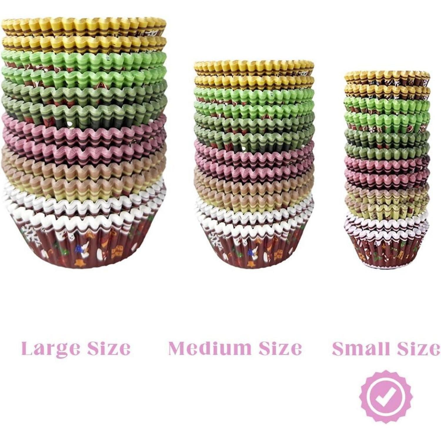 LuxusKollektion Muffinform Muffinförmchen Mini Weihnachtstag Lebkuchenmann 300 Stück Mini