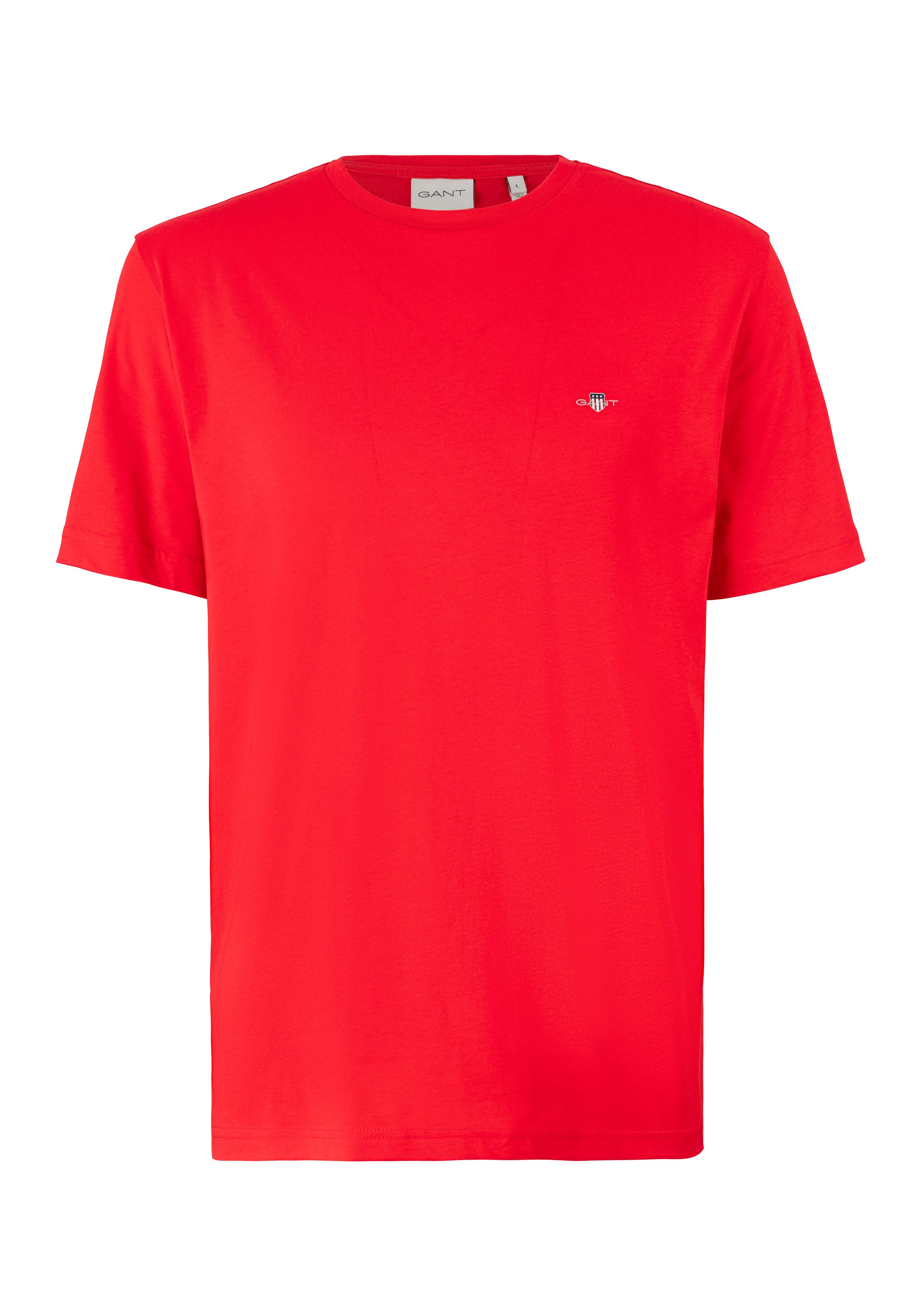 GANT - T-shirt avec logo original emblématique - Rouge foncé | ASOS