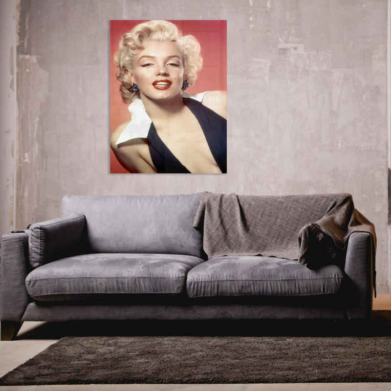 queence Acrylglasbild Red Love, Frau, Stars, Marilyn Monroe, Fine Art-Print in Galeriequalität