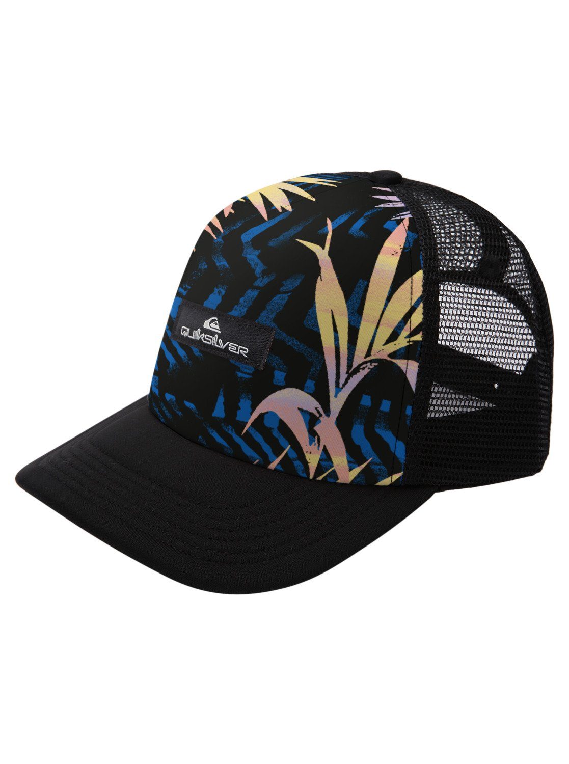 Quiksilver Trucker Cap Buzzard Coop Black Rippedup