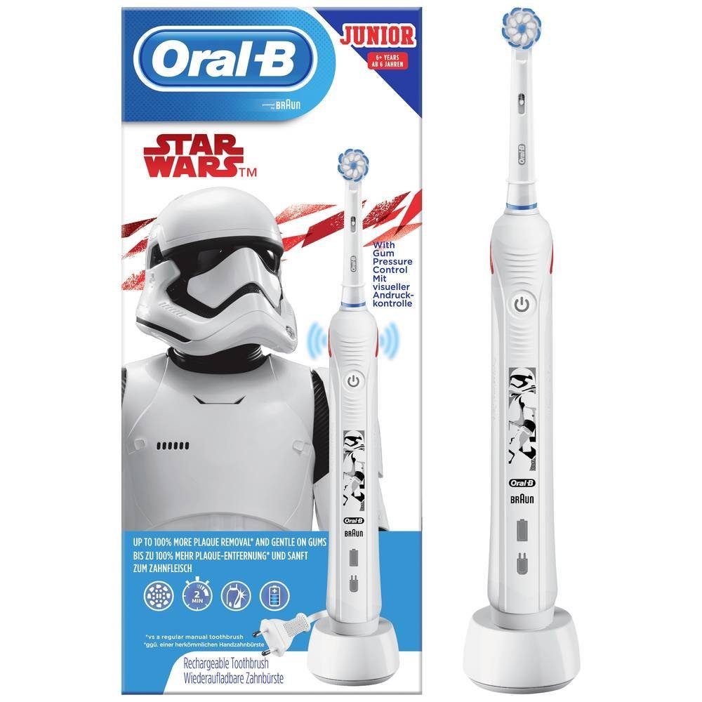 Oral-B Elektrische Kinderzahnbürste Elektrische Kinderzahnbürste, Andruckkontrolle