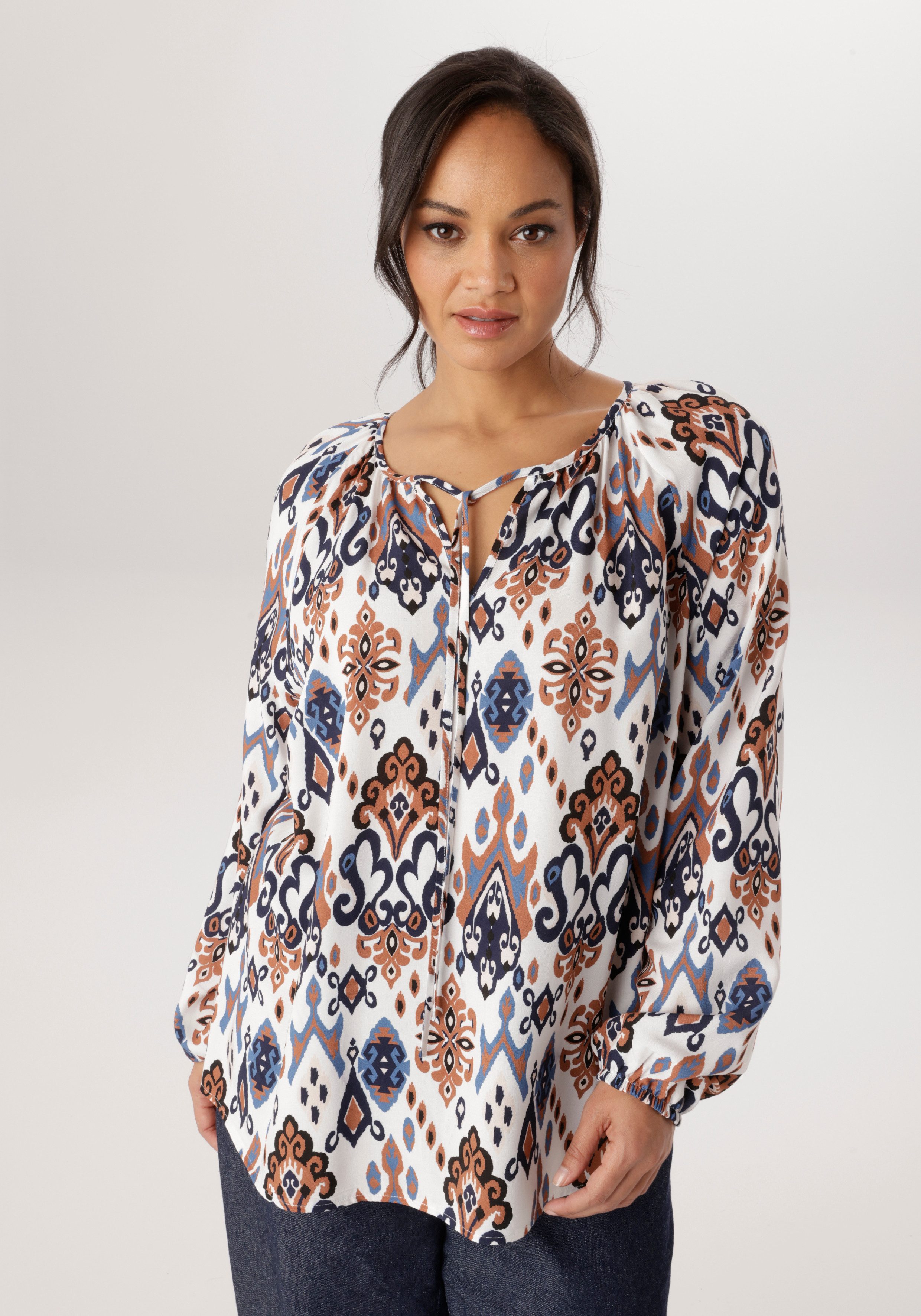 Aniston PLUS Schlupfbluse in Ethnodruck - NEUE KOLLEKTION. € 49,99, (€ 49,99 pro 1 Stk).