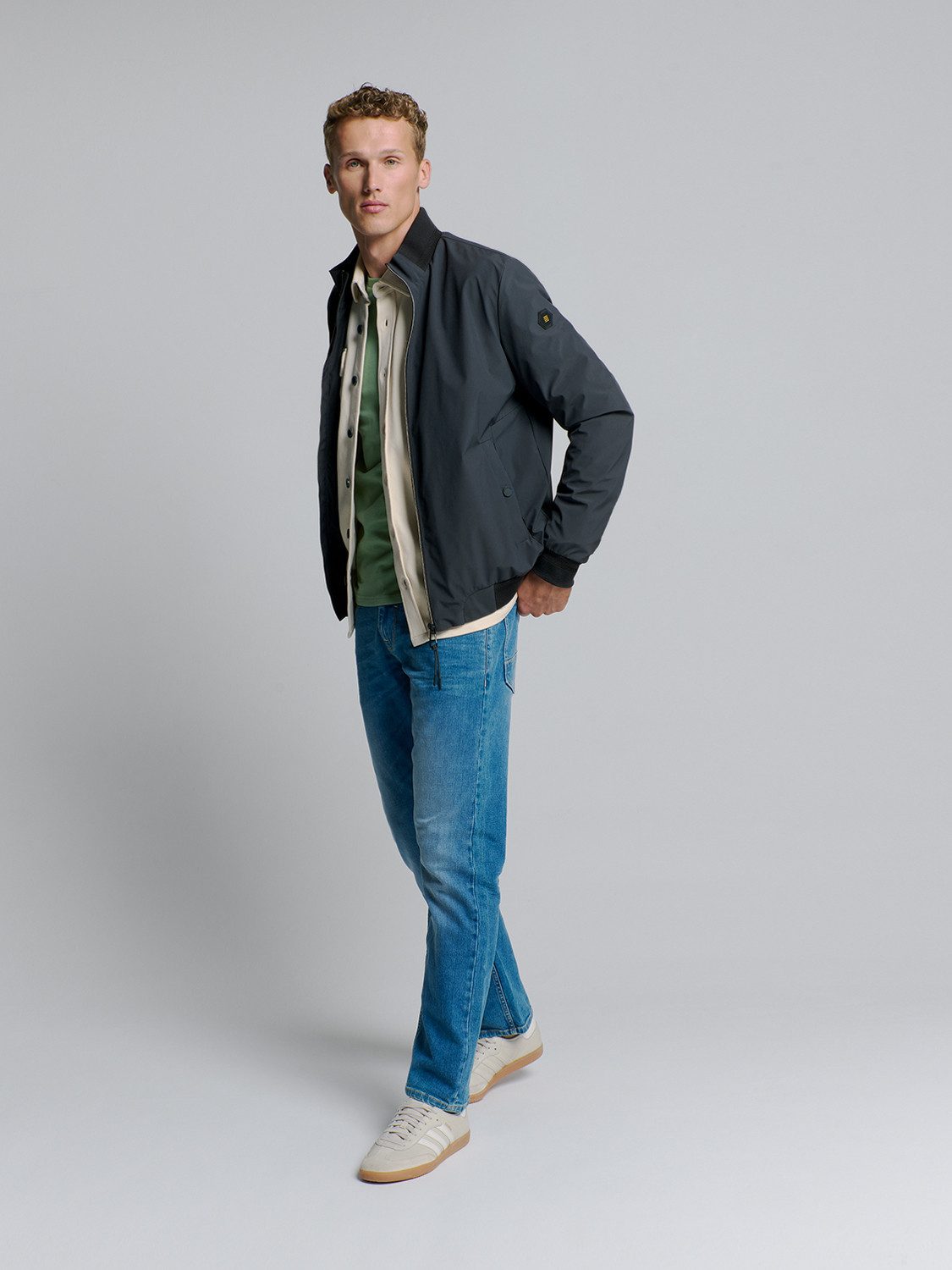 NO EXCESS Kurzjacke No Excess Jacke Short Fit Jacket Short Fit Clean Soft