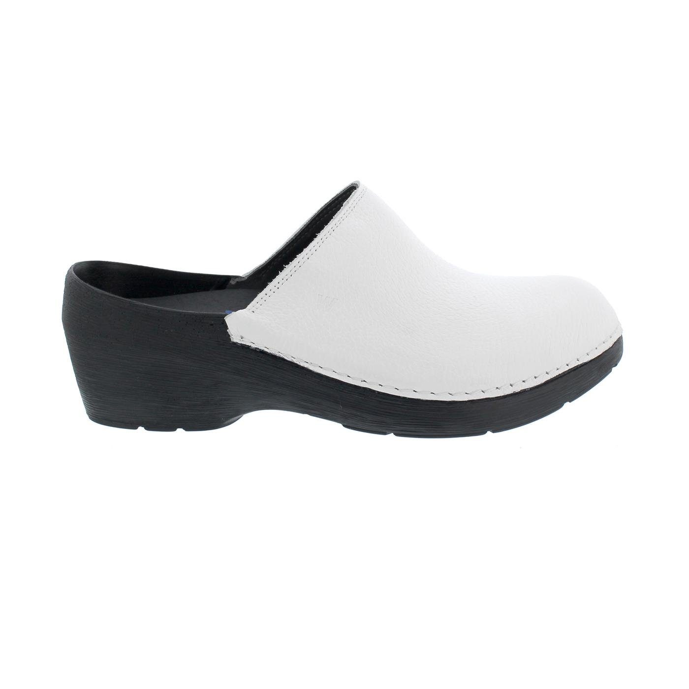 Wolky Clog, Printed leather - Glattleder, White 0607570-100 Clog
