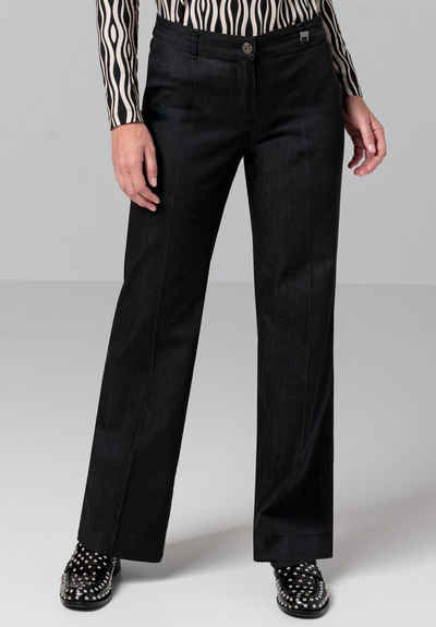 bianca Stretch-Jeans MELBOURNE aus super elastischem black Denim