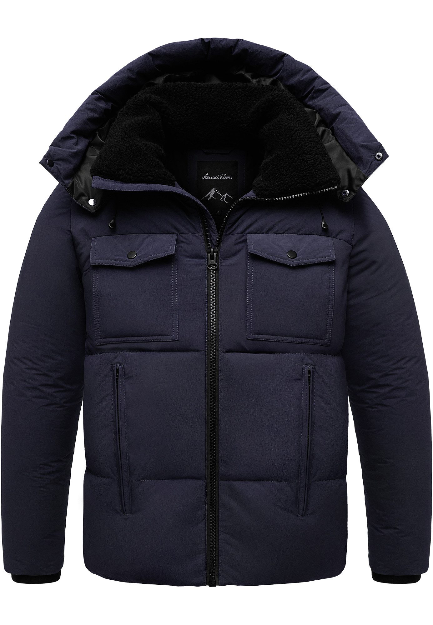 Amaci&Sons Winterjacke RENTON Winterjacke Herren Gefütterte Winter Jacke fü günstig online kaufen