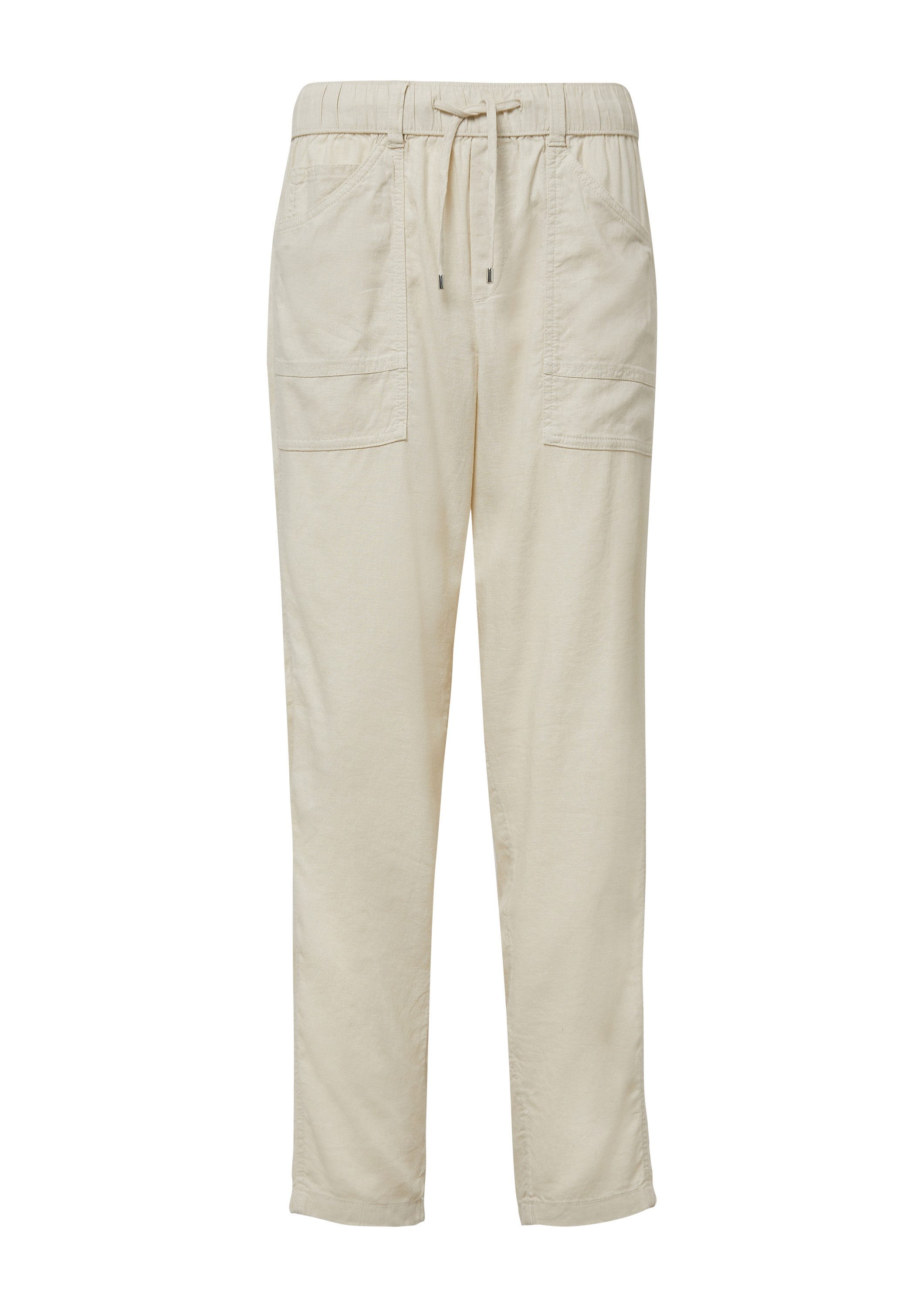 s.Oliver Chinos Hose Leinenmix-Hose im Relaxed günstig online kaufen