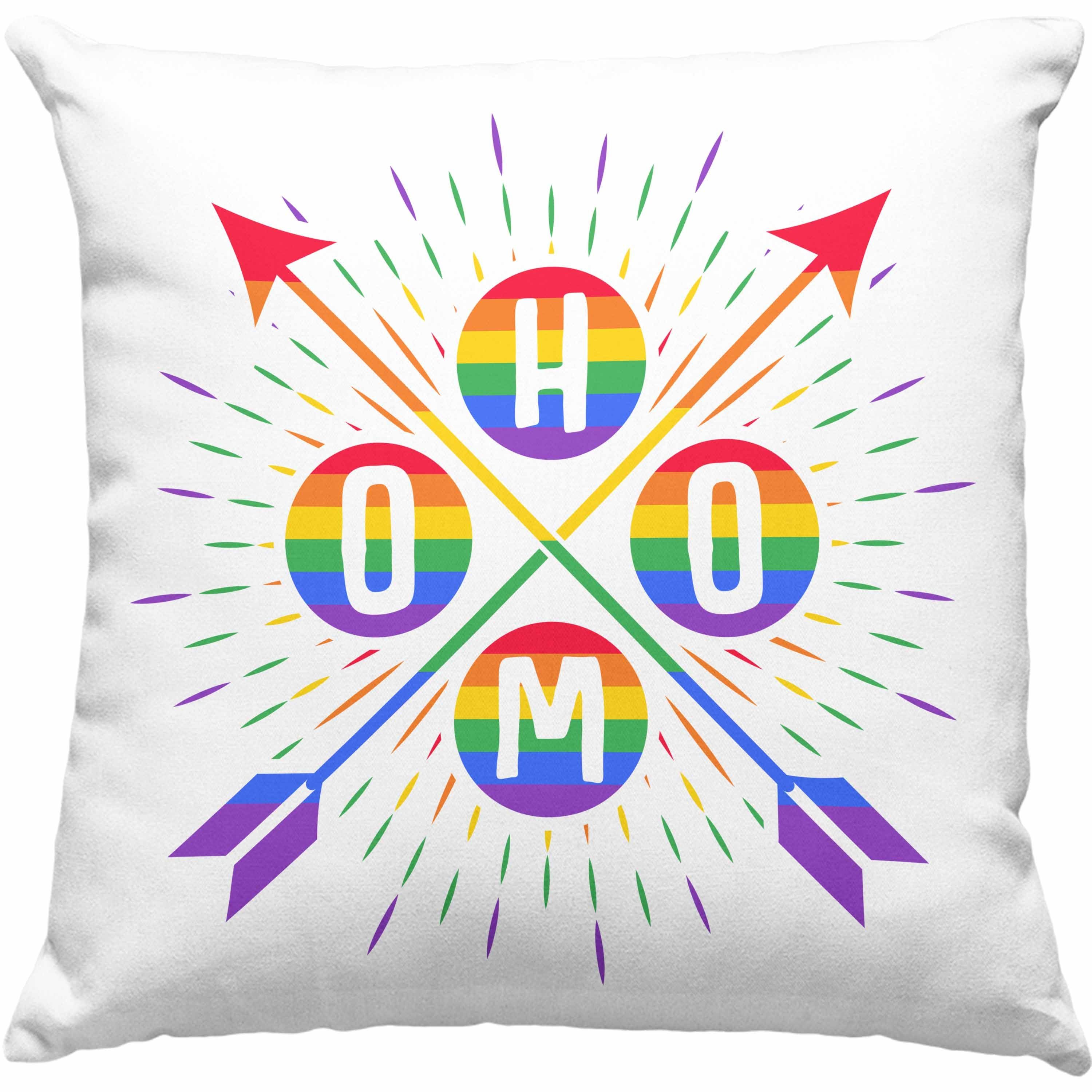 ᐅ Trendation Dekokissen Trendation LGBT Kissen Geschenk für Schwule
