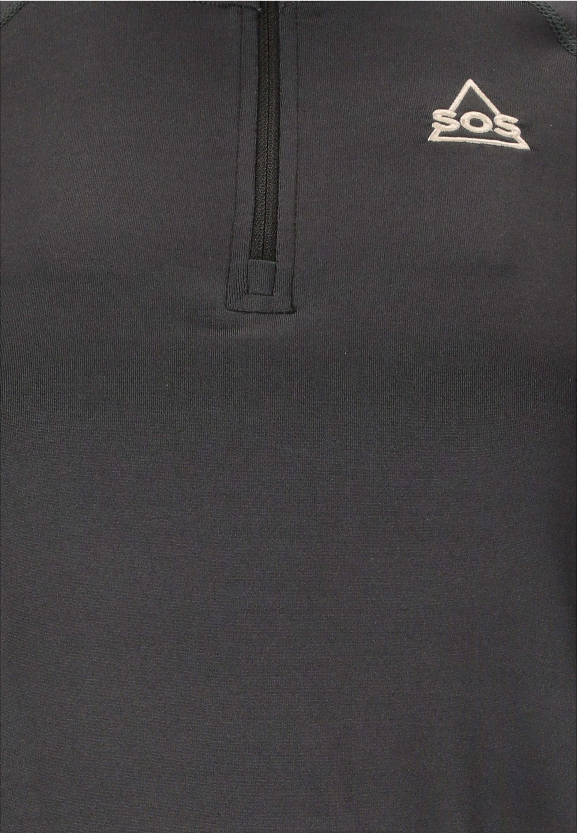 SOS Fleeceshirt Jasna mit praktischem Half-Zip