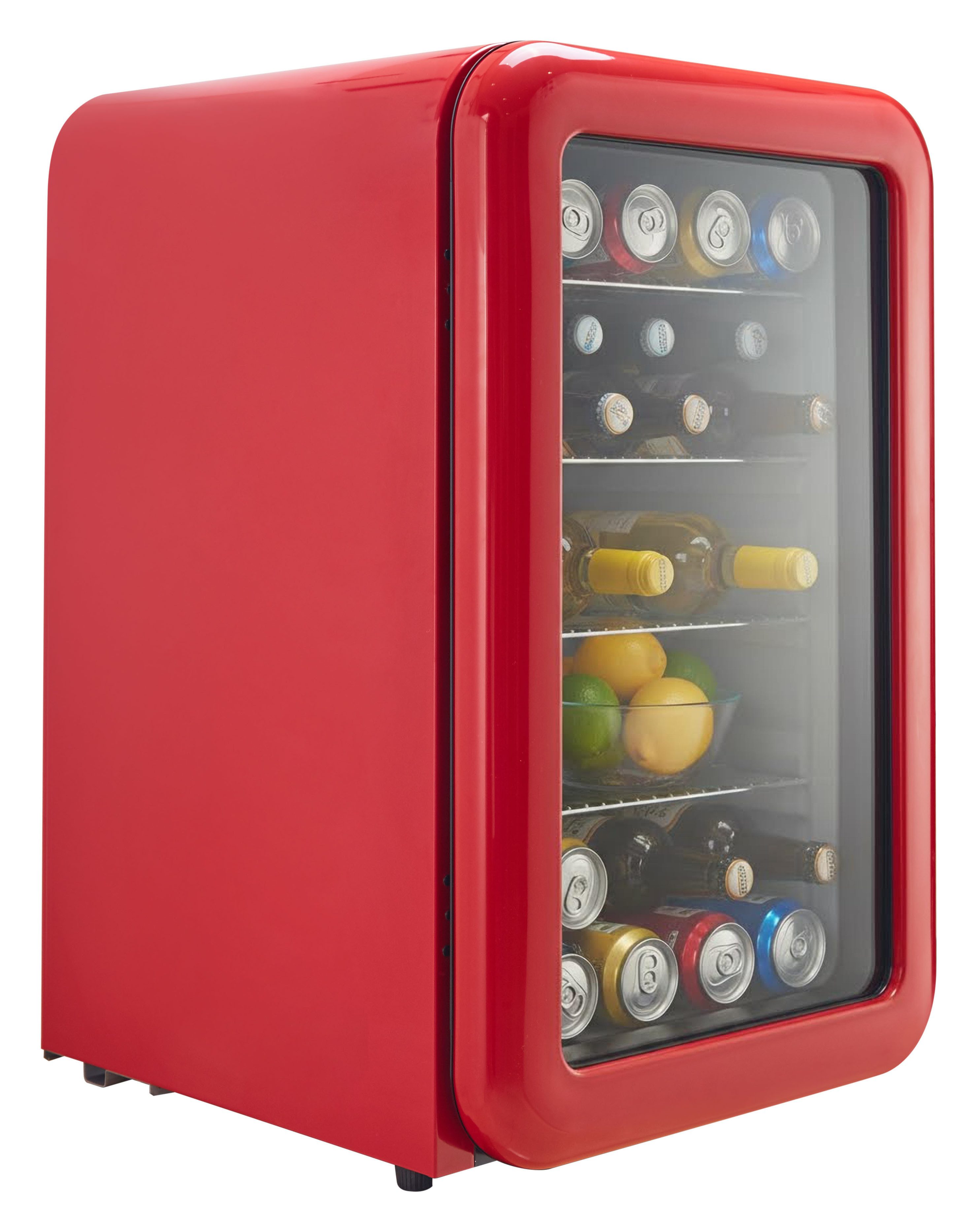 Hanseatic Getränkekühlschrank HBC115ERRH red, 83,5 cm hoch, 55 cm breit