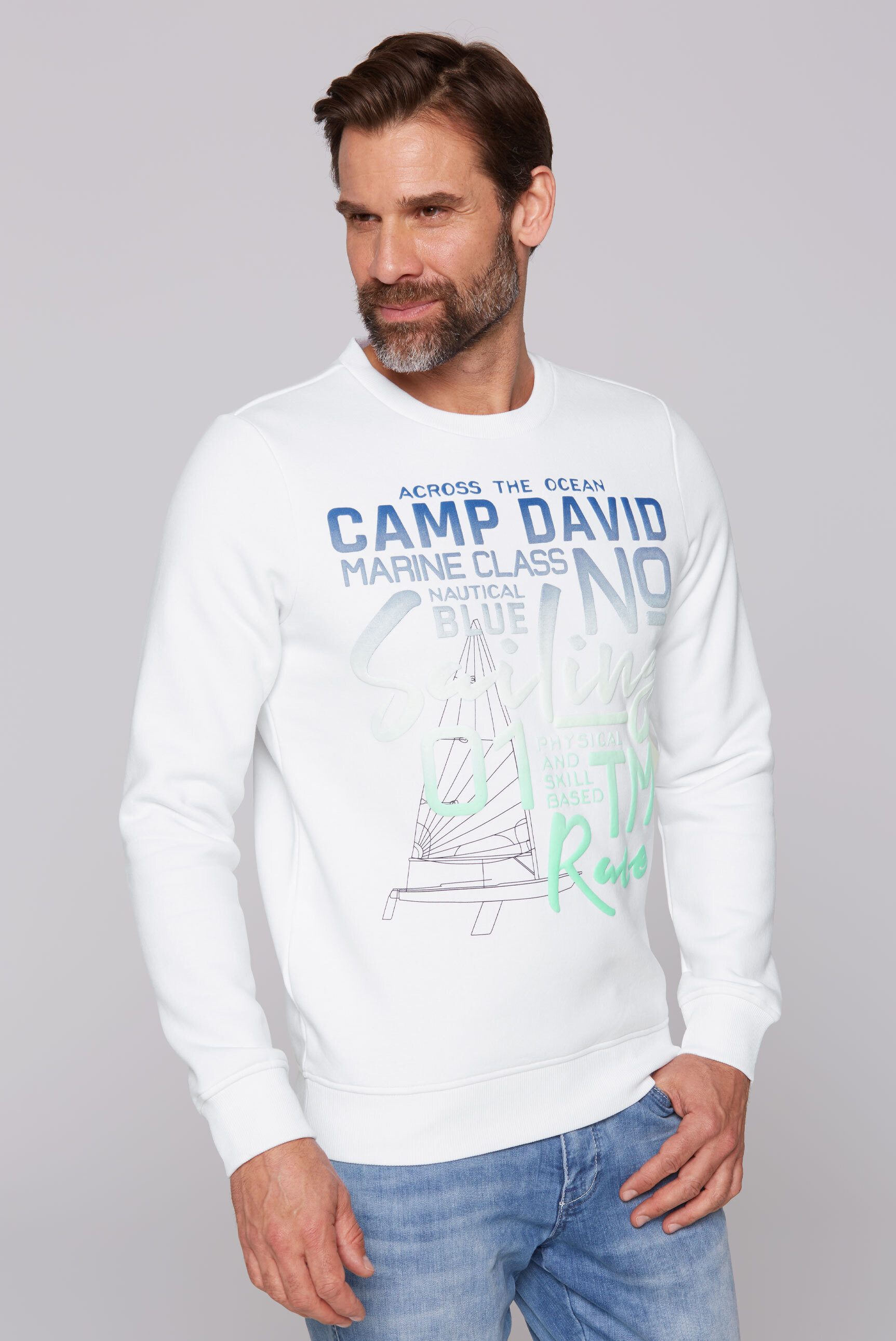 CAMP DAVID Sweater mit weicher Innenseite günstig online kaufen