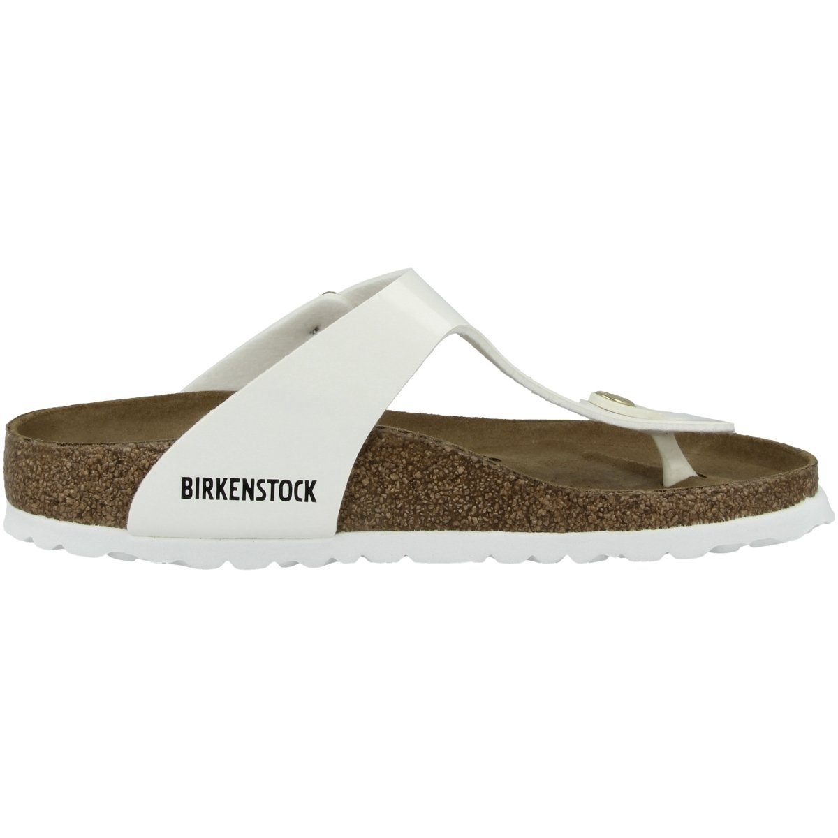 Birkenstock Gizeh Birko-Flor Lack schmal Damen Zehentrenner Sandalen, Sandaletten, Sommerschuhe, Badeschuhe, Zehentrenner