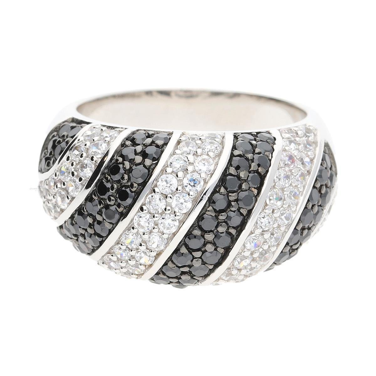 JuwelmaLux Fingerring JuwelmaLux Ring 925/000 Sterling Silber mit synth Zirkonia JL10-07-206 (kein Set, 1-tlg)