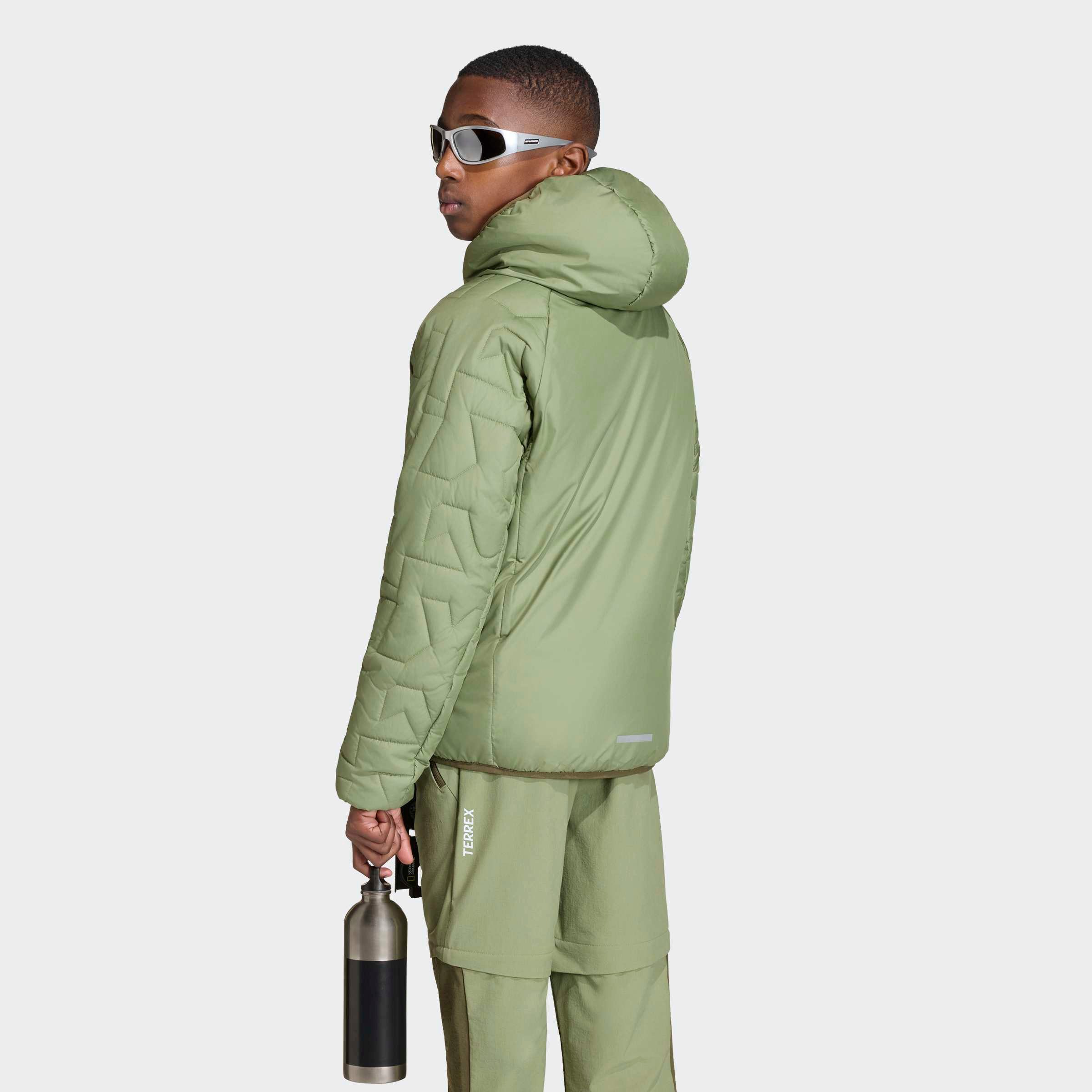 adidas TERREX Outdoorjacke KIDS XPERIOR CLIMAWARM GEFÜTTERTE für Kinder, mit durchgehendem Reißverschluss, aus Ripstop-Material – Bild 4 von 5