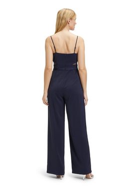 Vera Mont Jumpsuit mit V-Ausschnitt (1-tlg) Materialmix