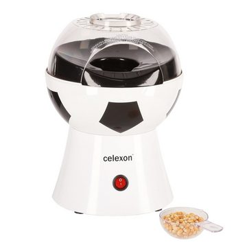 Celexon Popcornmaschine SoccerPop SP10, 20x20x29 cm, 1200 Watt, Füllmenge 60g, Weiß