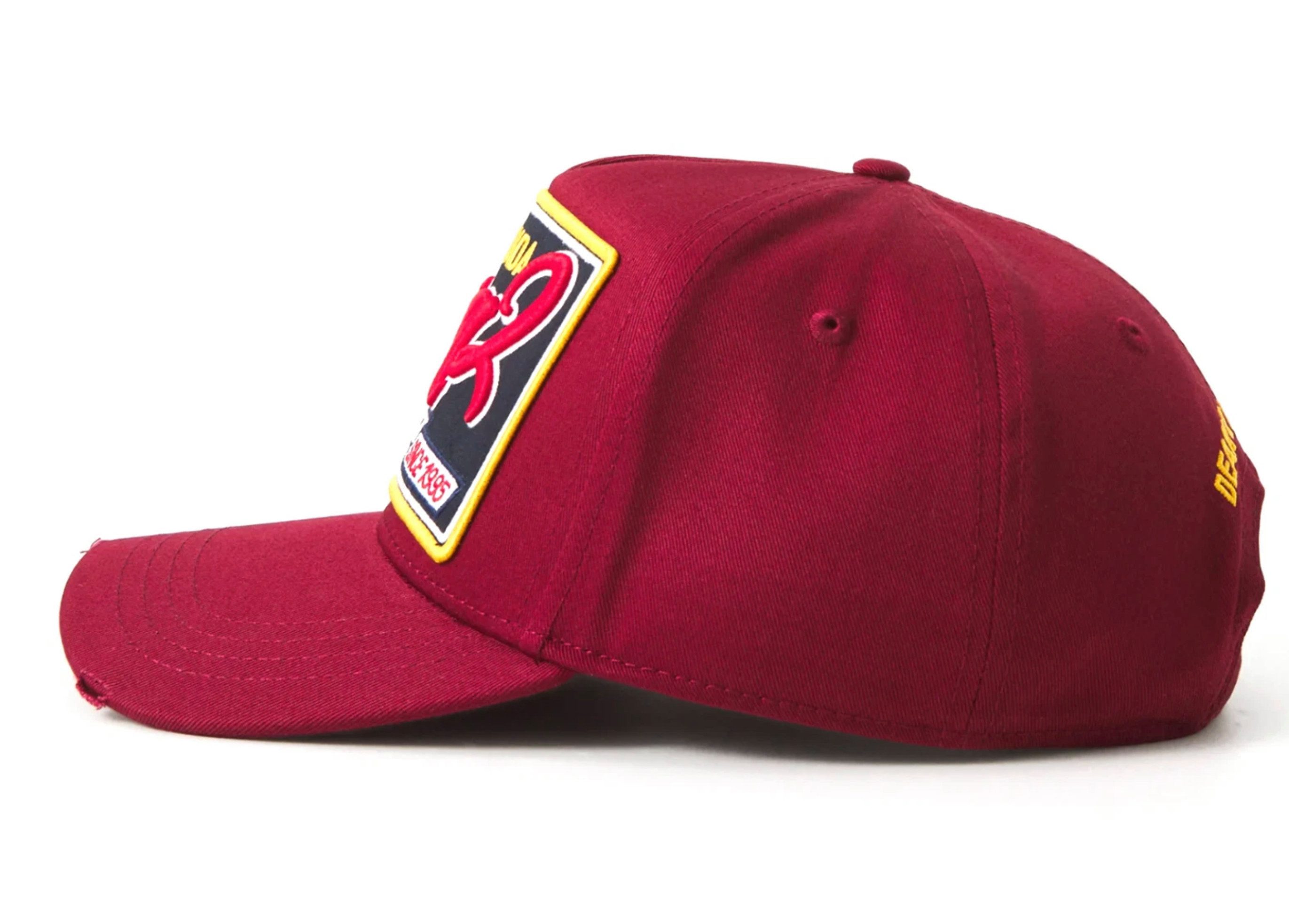 Dsquared2 Baseball Cap Superior Baseball Icon Kappe Burgundy Unisex Designed in Italy, inspiriert von kanadischer Heritage