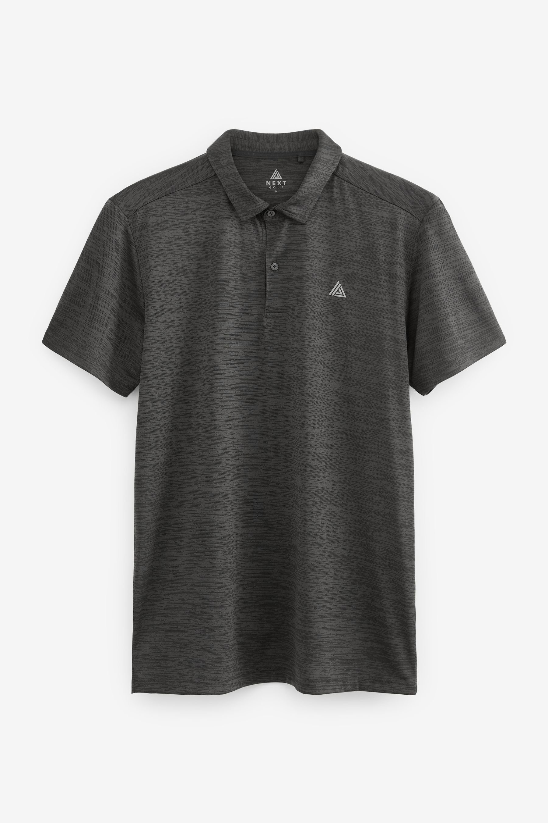 Next Poloshirt Next Active Golf Polohemd (1-tlg) Charcoal Grey