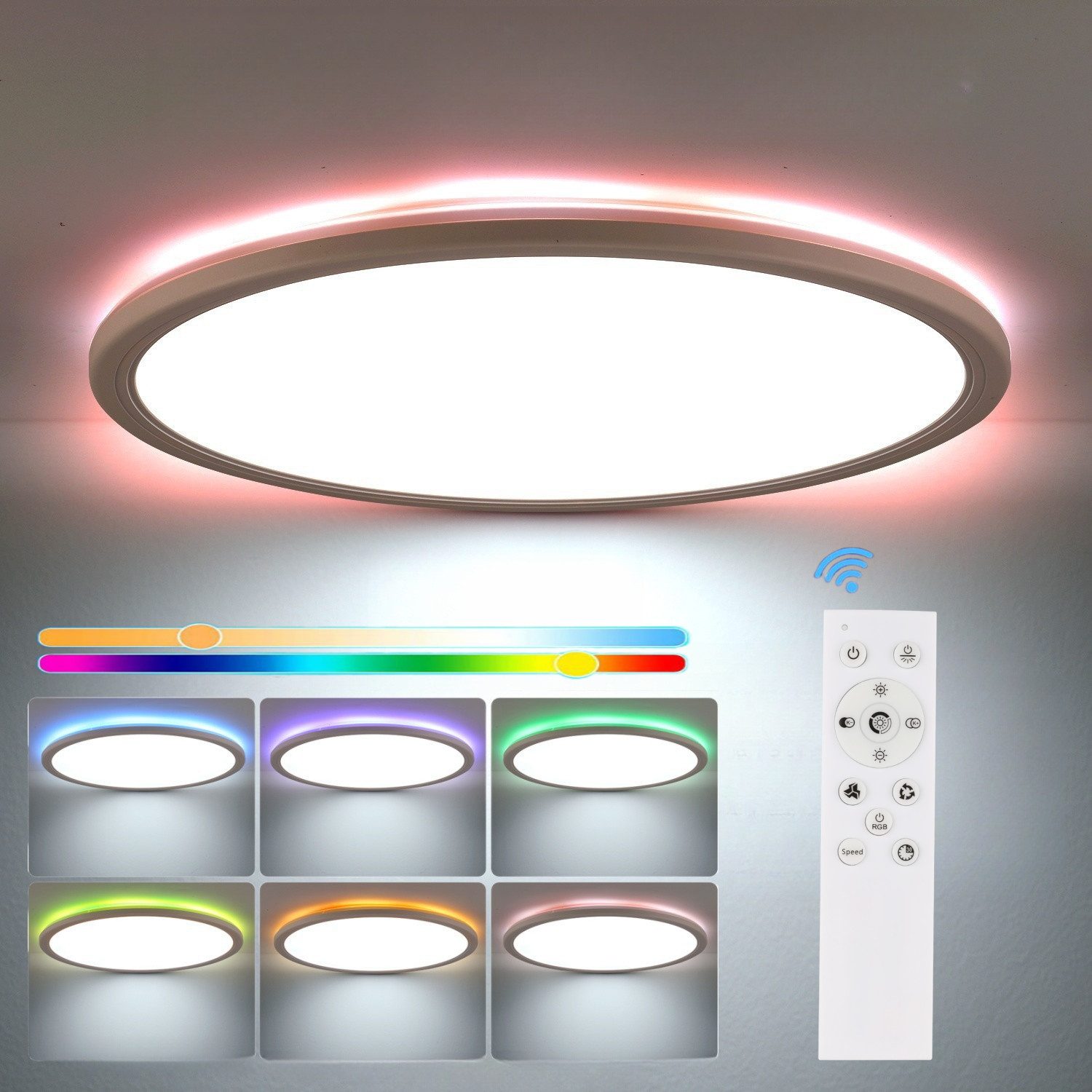 OULENBIYAR LED Deckenleuchte Ultra Dünn LED günstig online kaufen